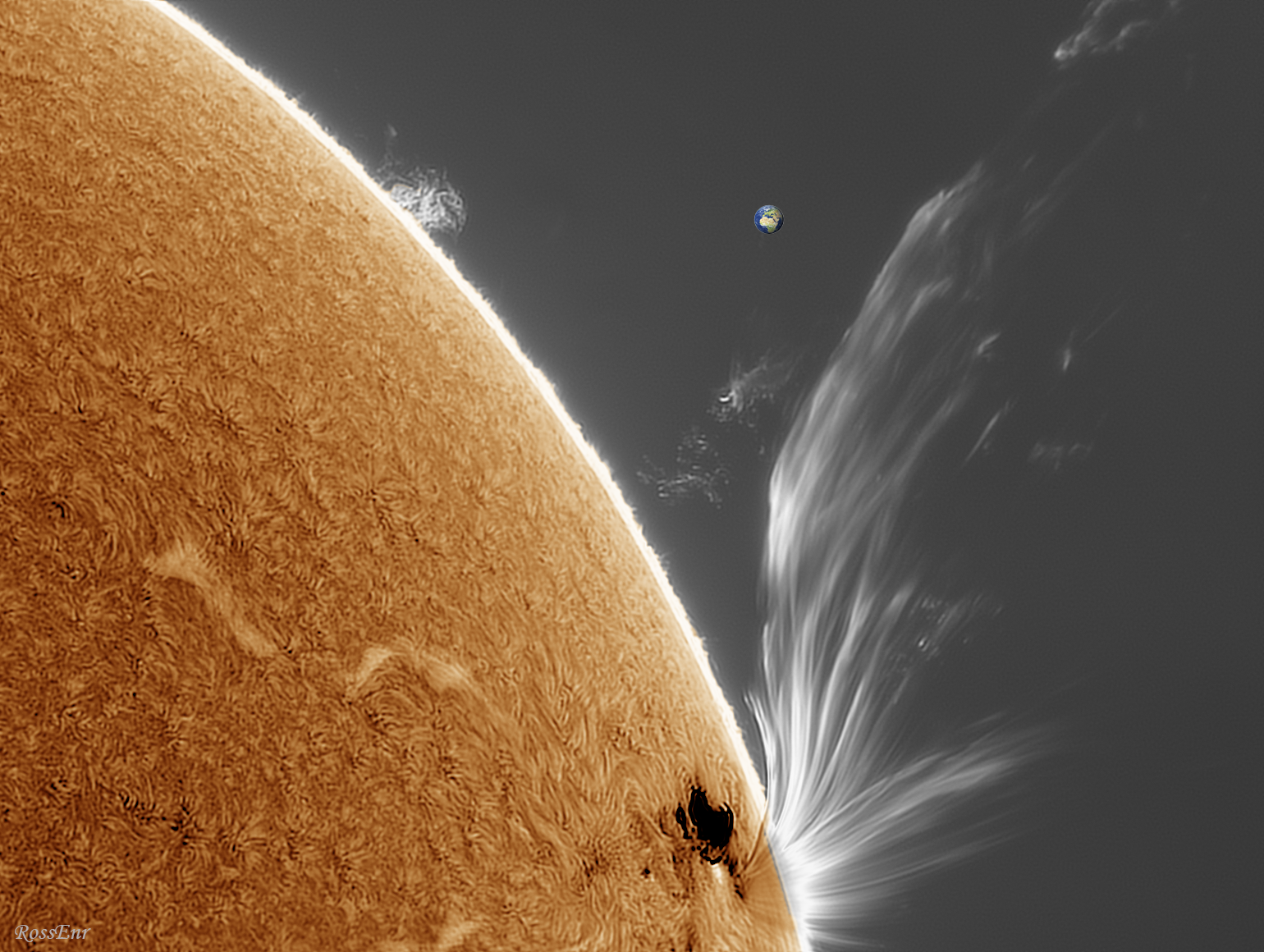  Boom... a powerful solar flare breaks the silence!     