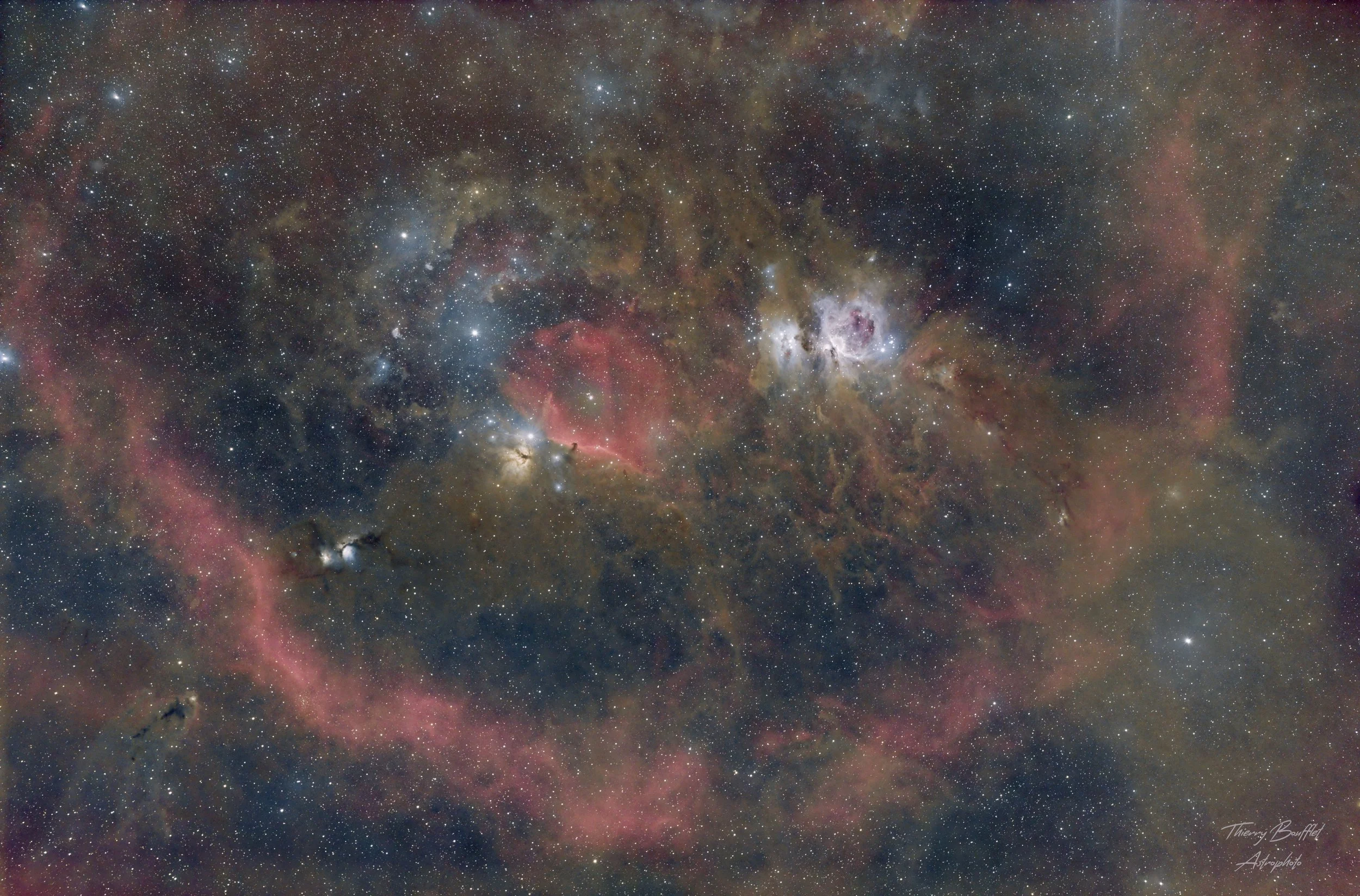 Barnard's Loop M42 Wide Field — AAPOD2.COM