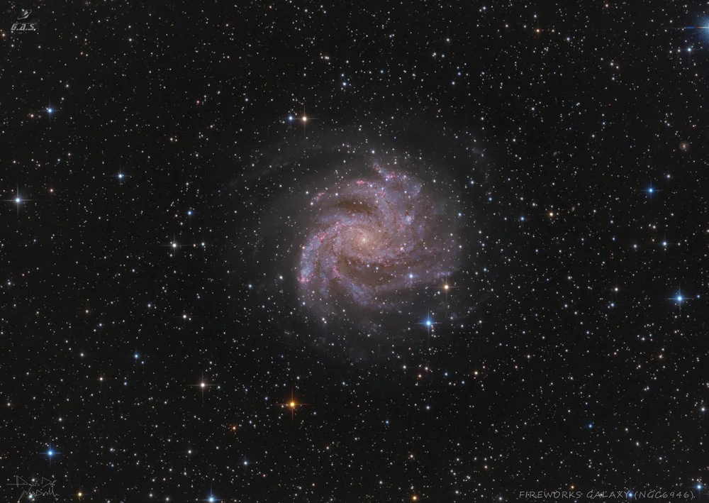 NGC6946 - Fireworks Galaxy — AAPOD2.COM