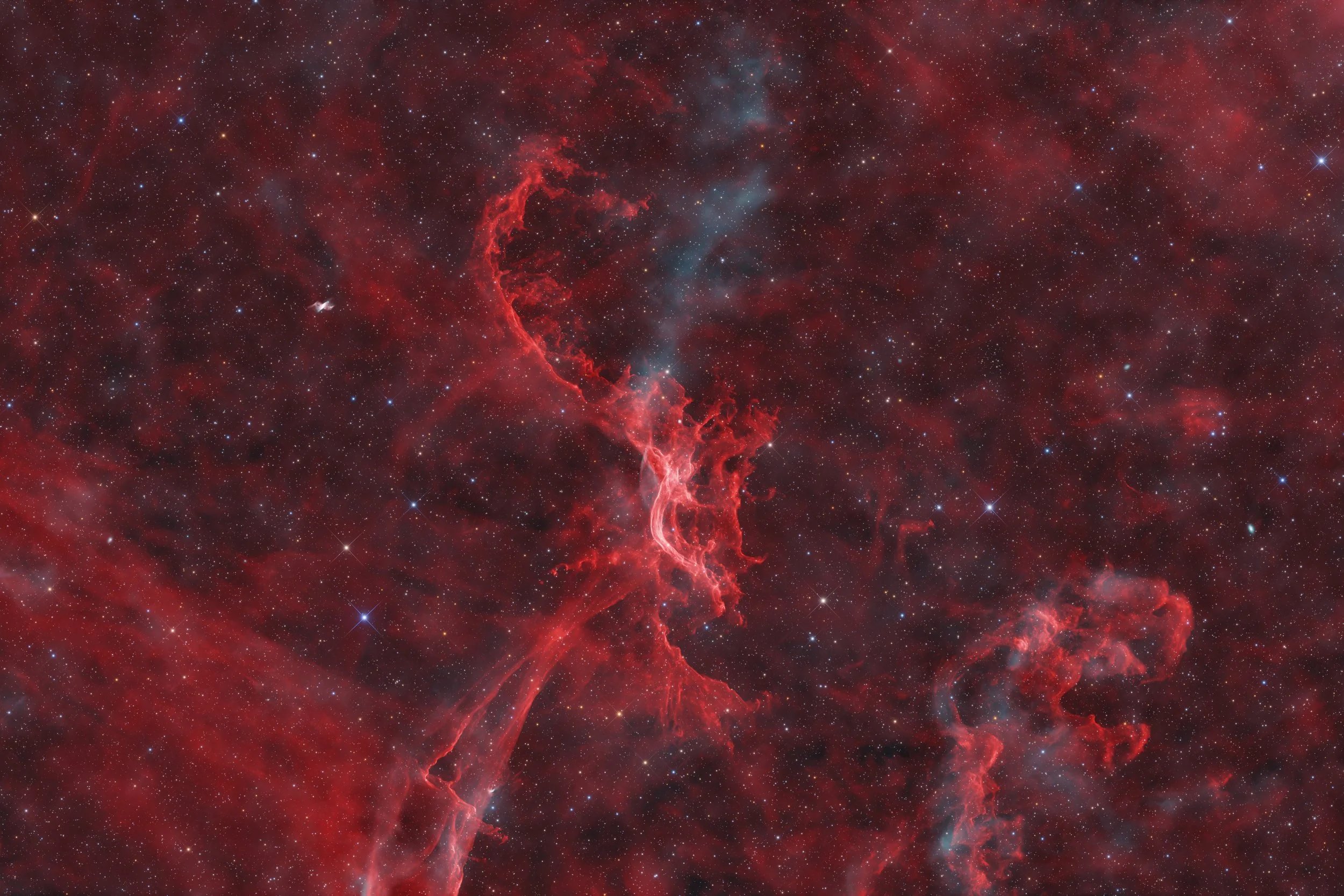 Sh2-114 — The Flying Dragon Nebula