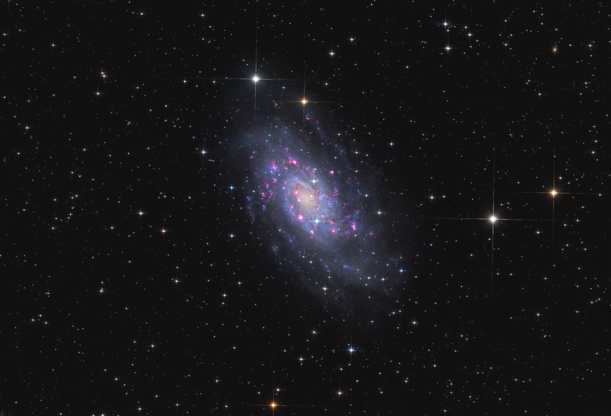 NGC 2403 in LRGB-HOO