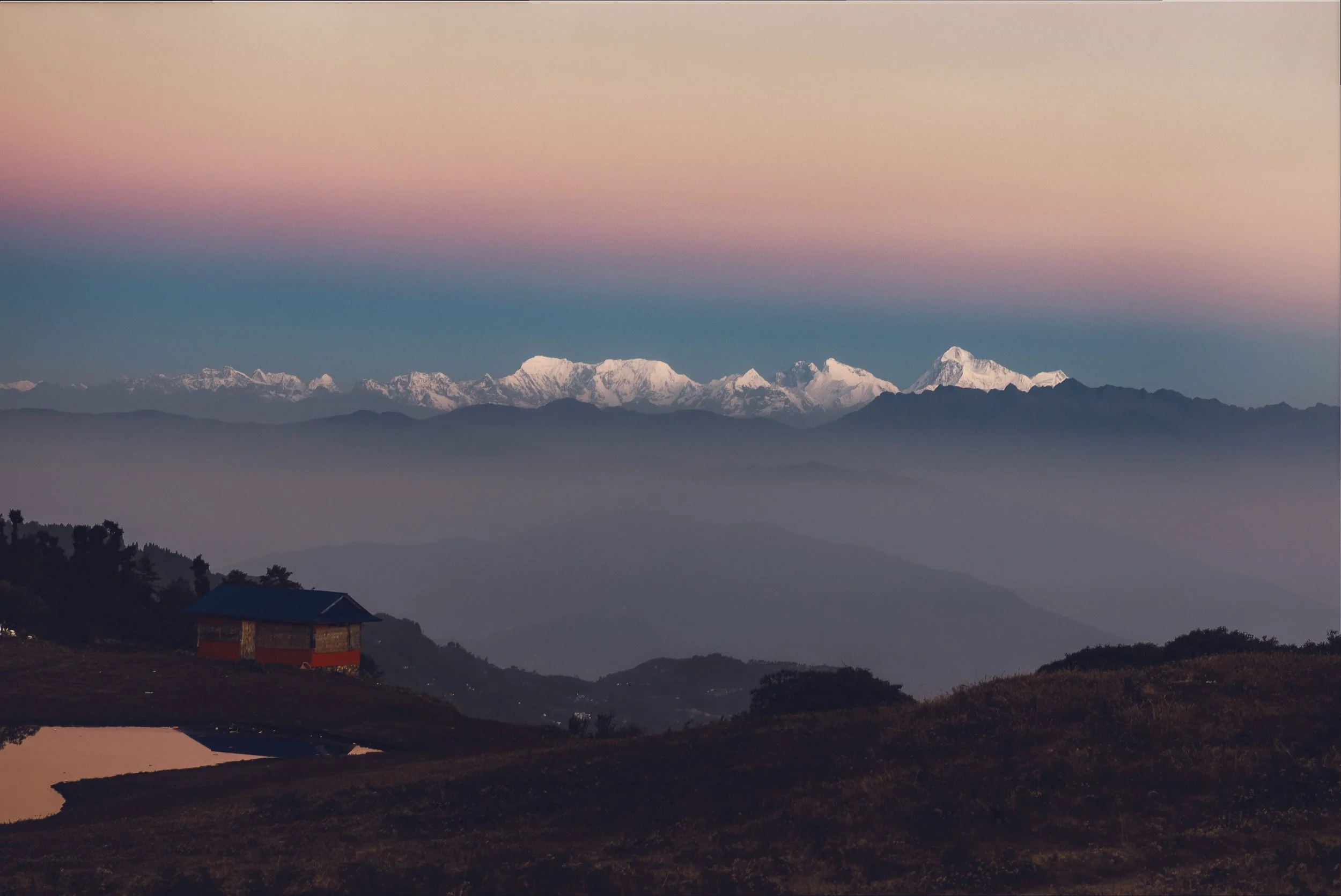 Belt of Venus over Mt Everest
