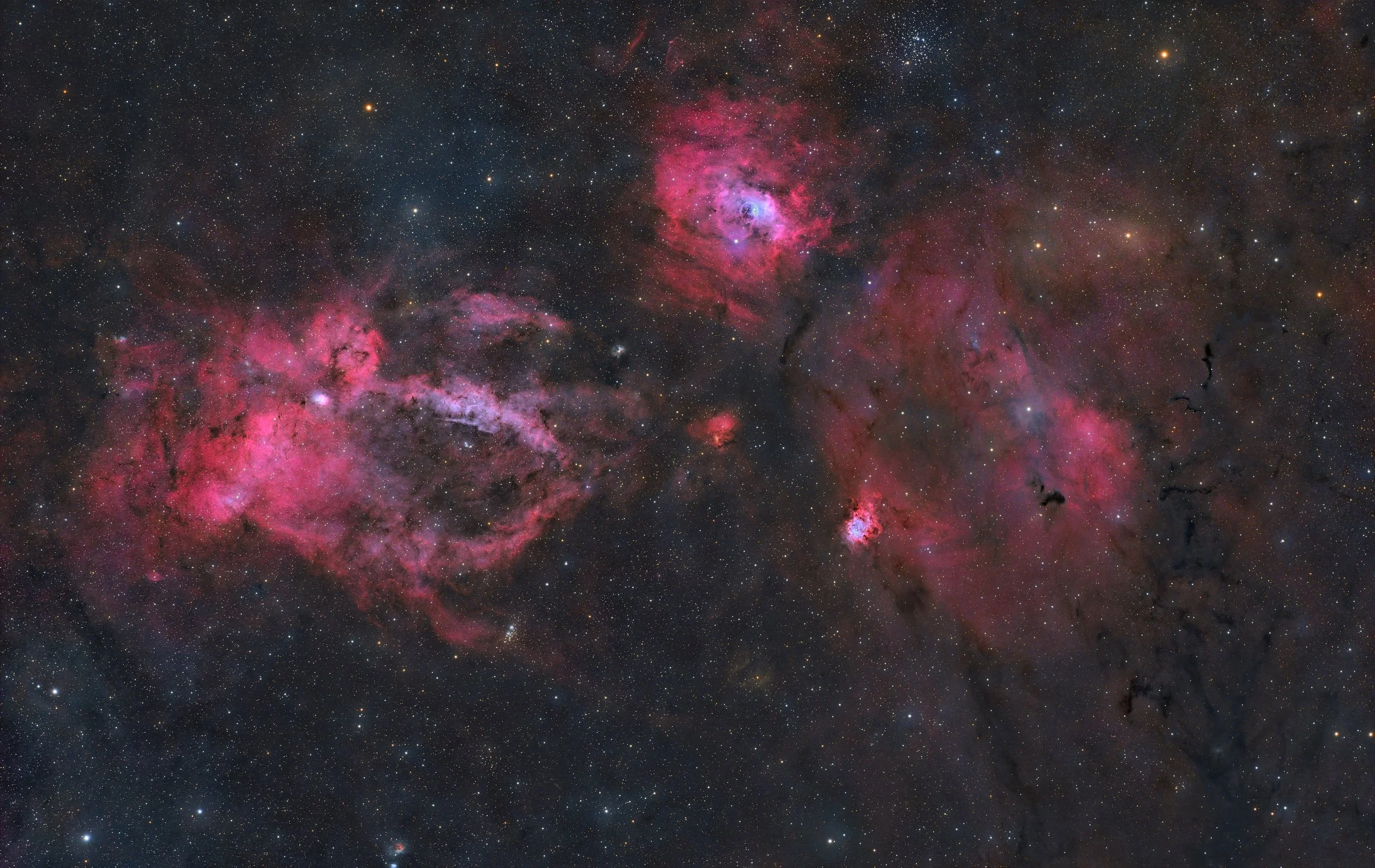 The Bubble Nebula and Its Stellar Neighborhood