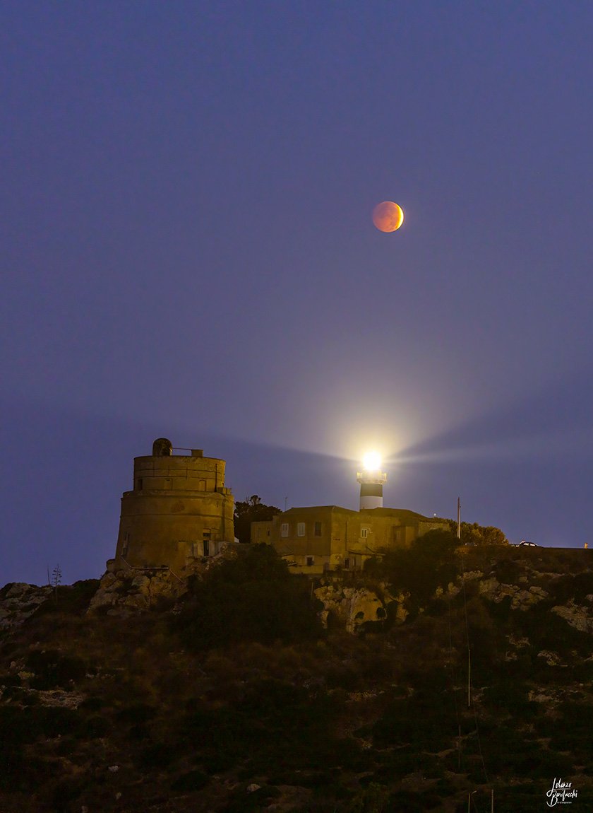 Partial lunar eclipse