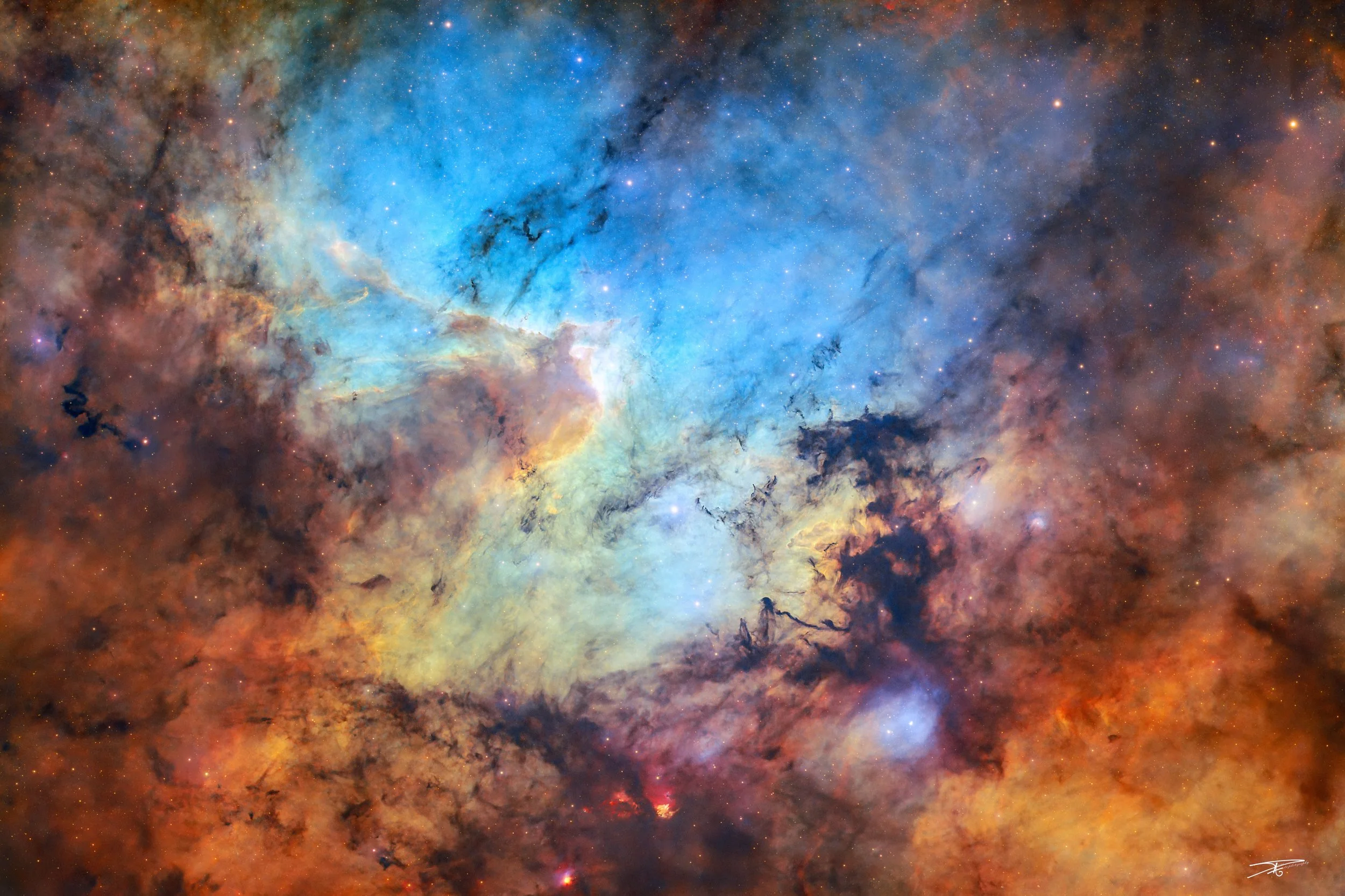 Sharpless 155 – The Cave Nebula in 37 Hours of SHO Color — AAPOD2.COM
