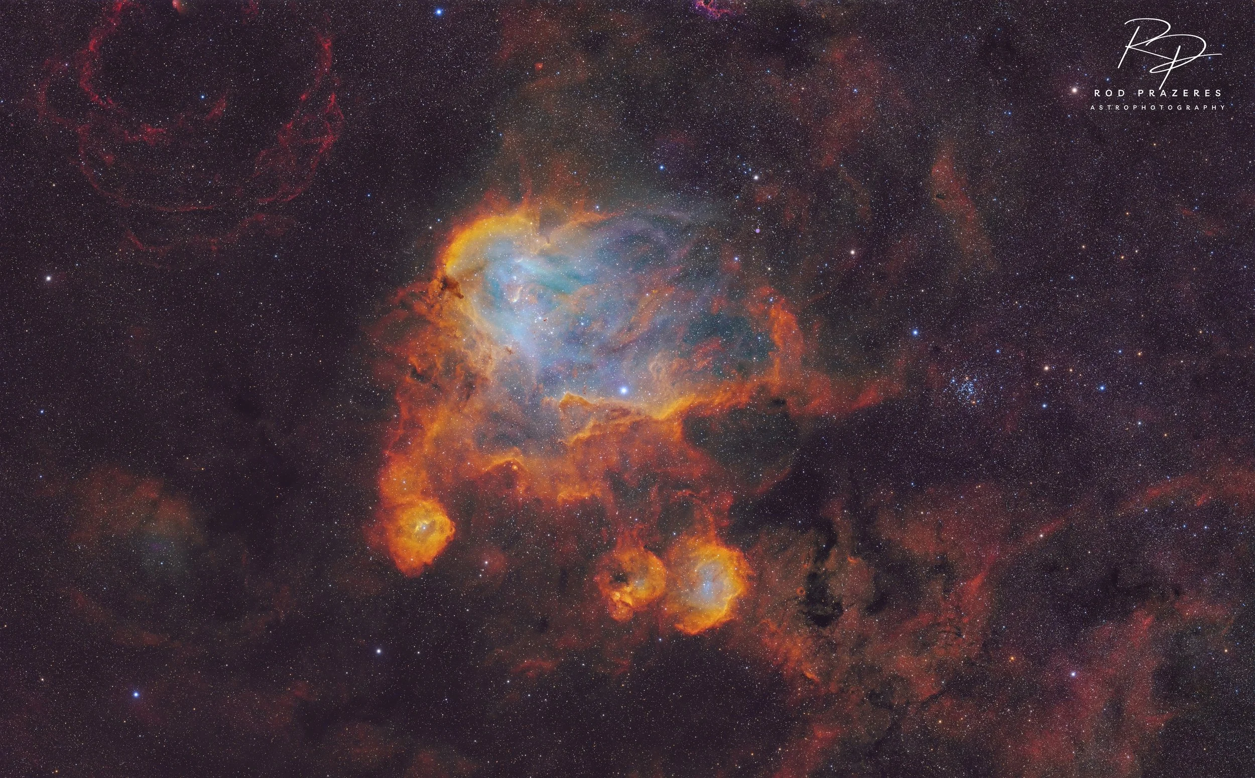  "Radiant Canopy": The Lustrous Realms of the Running Chicken Nebula