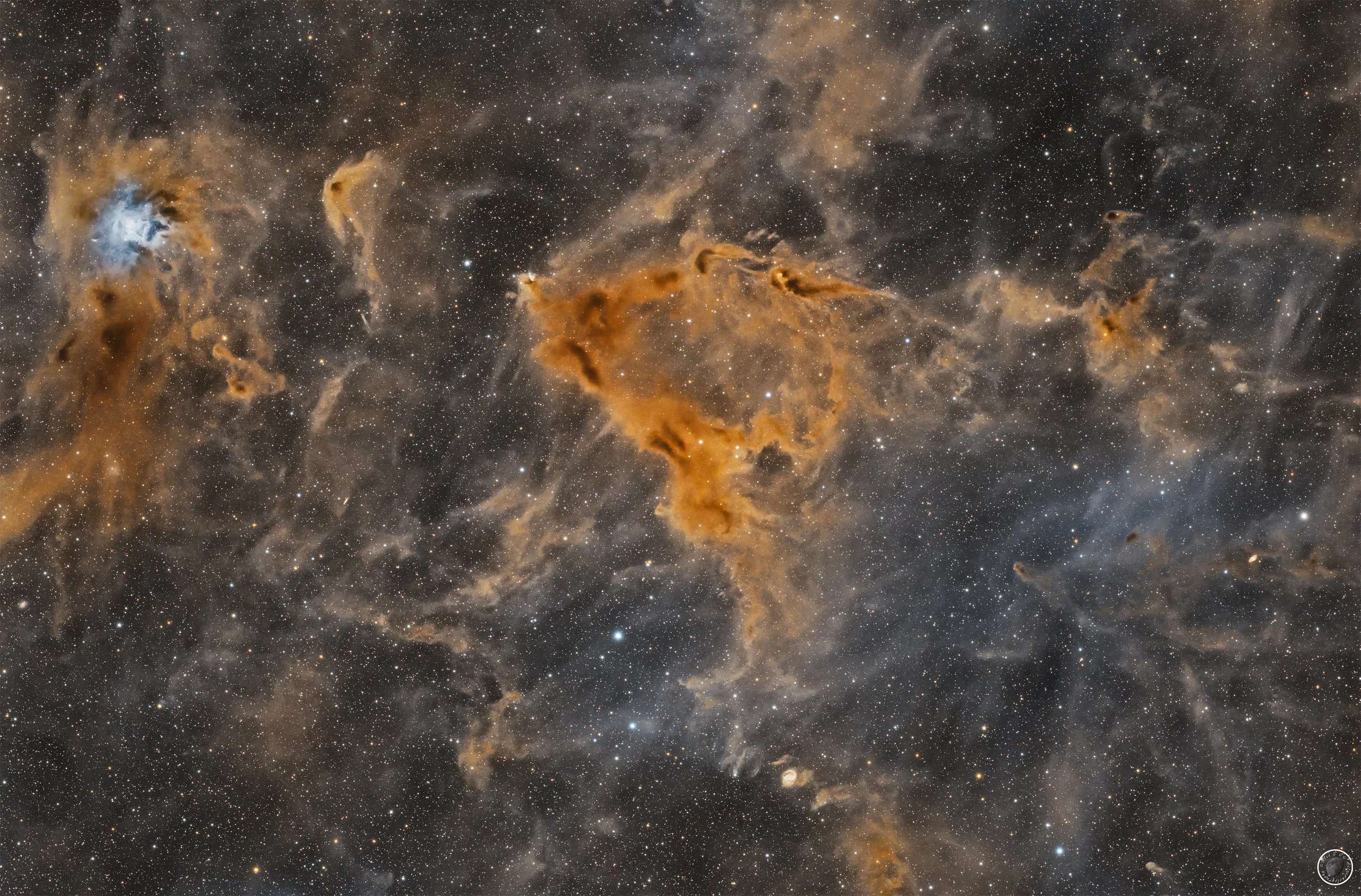 Iris Nebula widefield image
