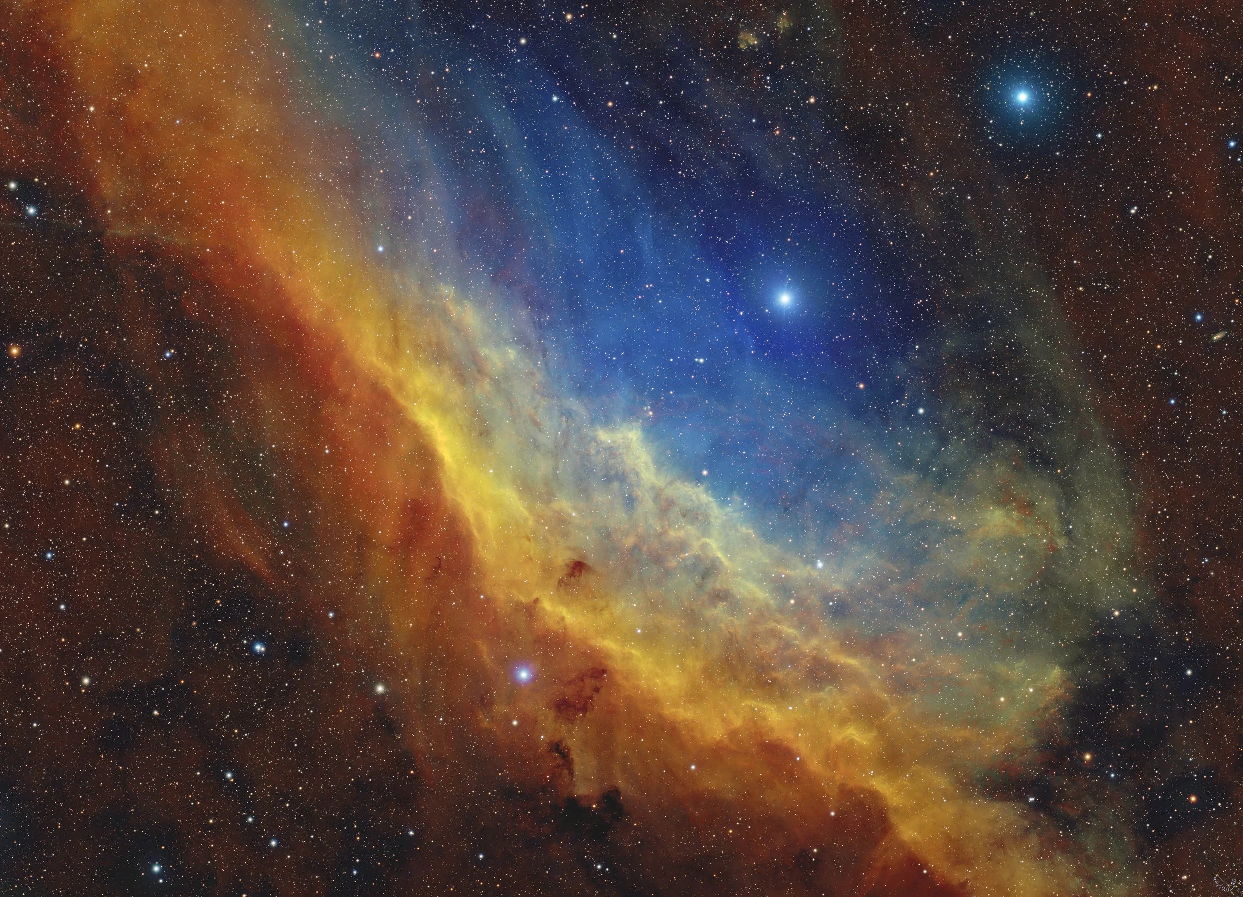 NGC 1499 in SHO | The California Nebula