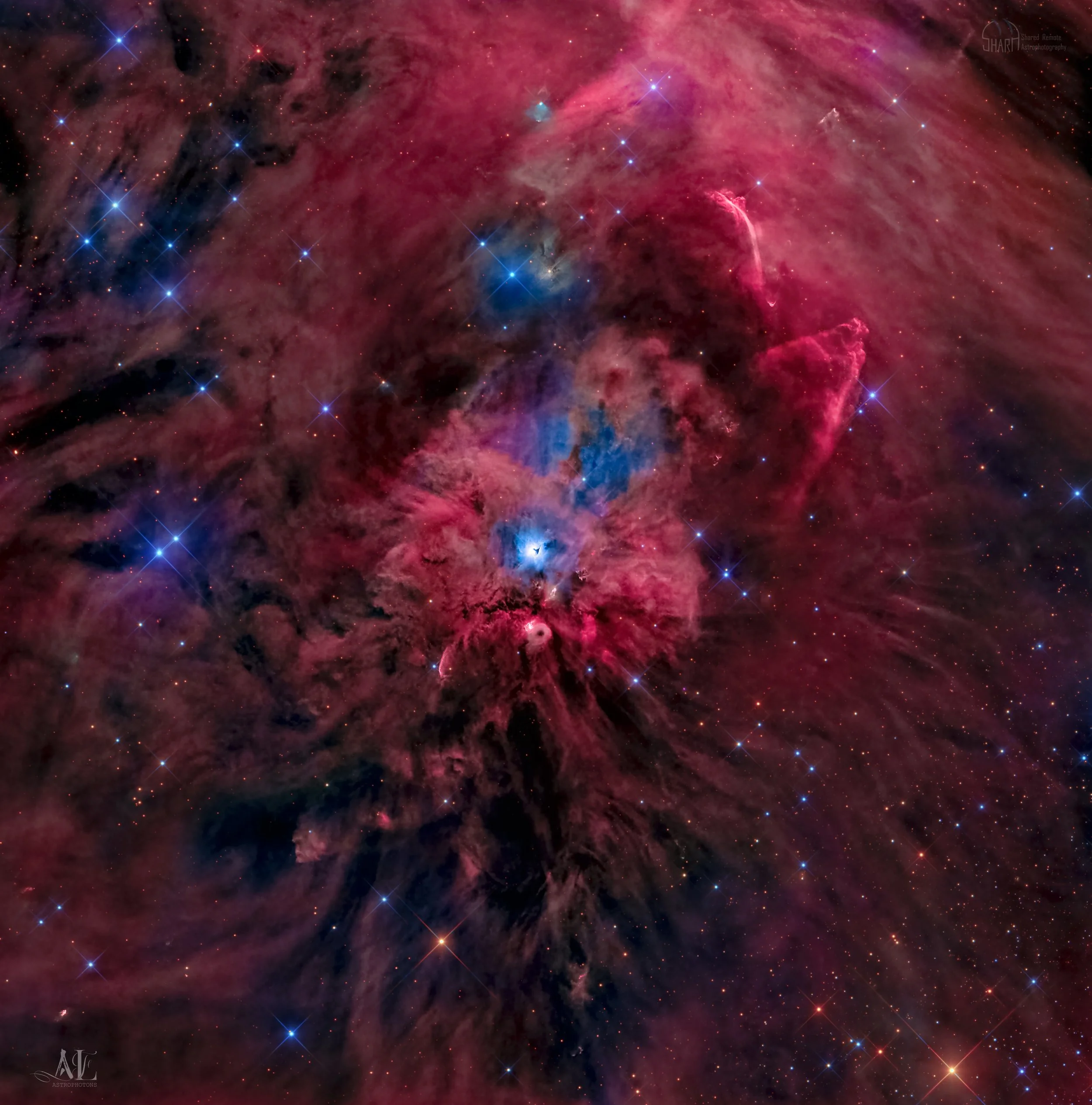 NGC 1999: The cosmic key hole