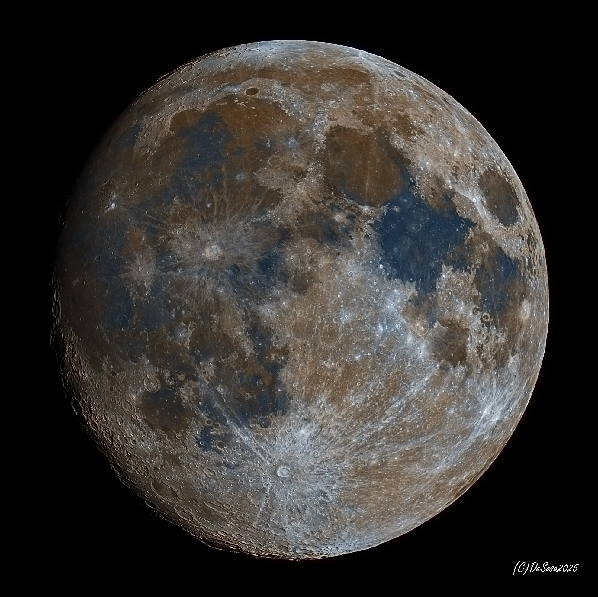 Natural Colors of the Lunar Surface