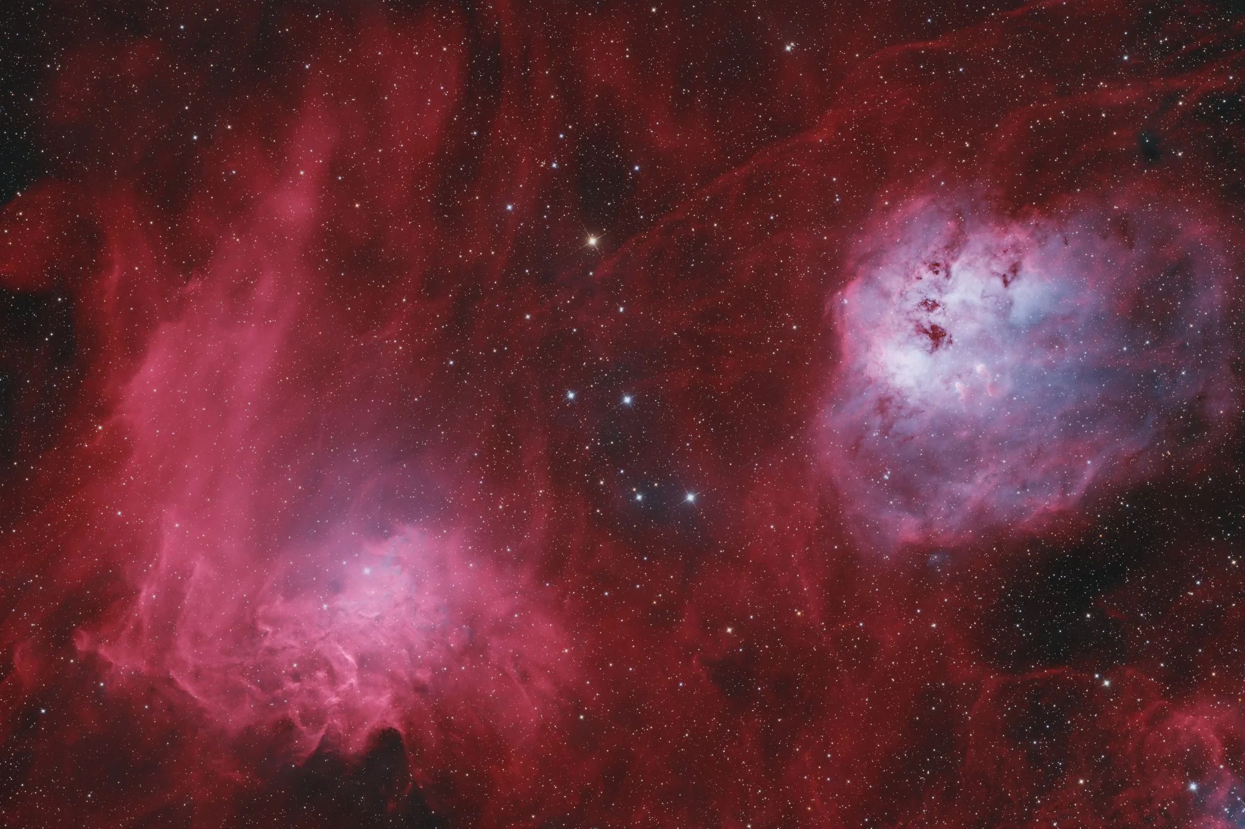 IC 405 and IC 410 in Auriga