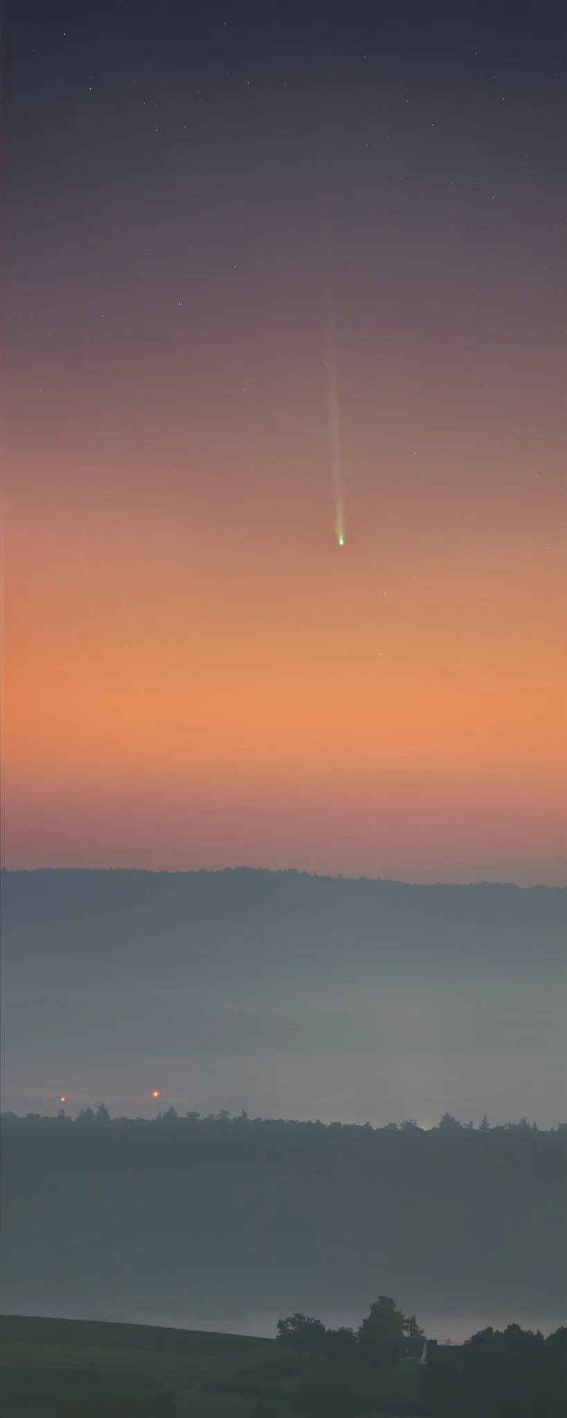 The Pastel Comet (C/2023 P1 (Nishimura))