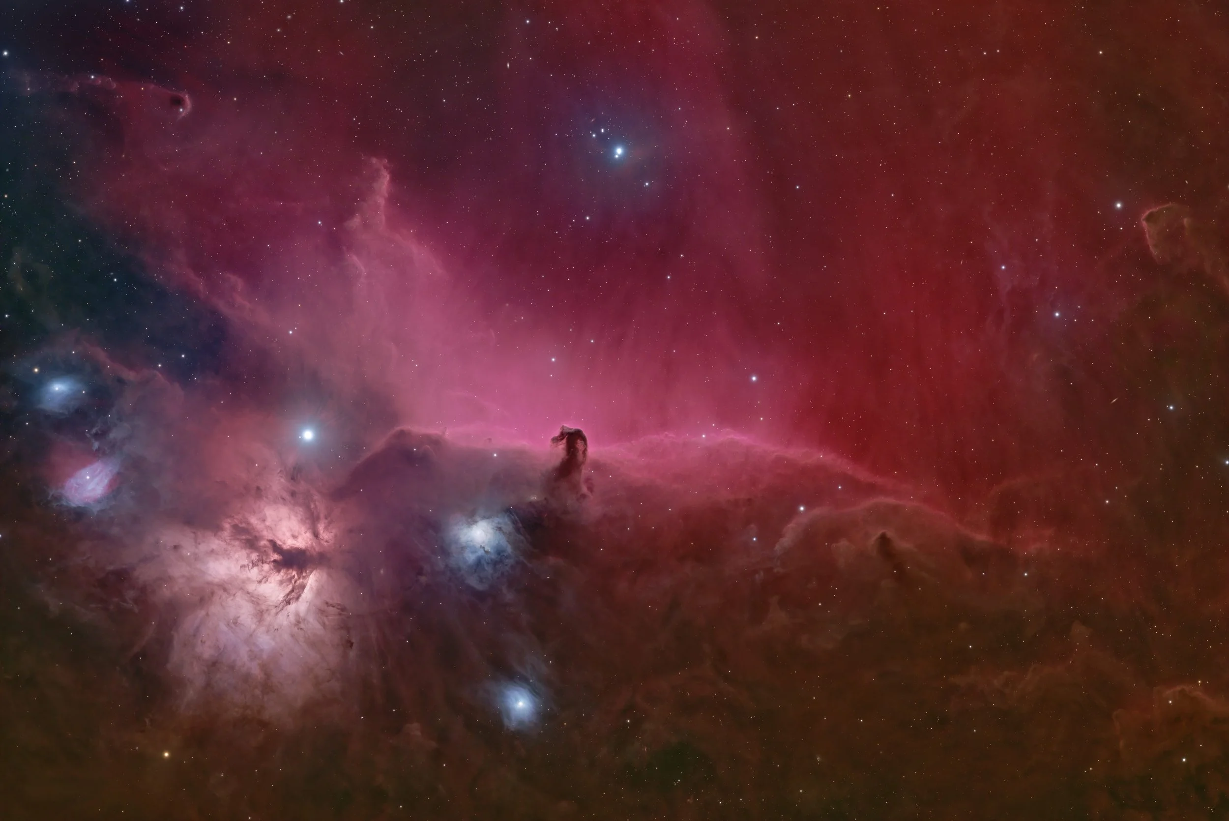 IC434 - Dusty Region around the Horse Head Nebula