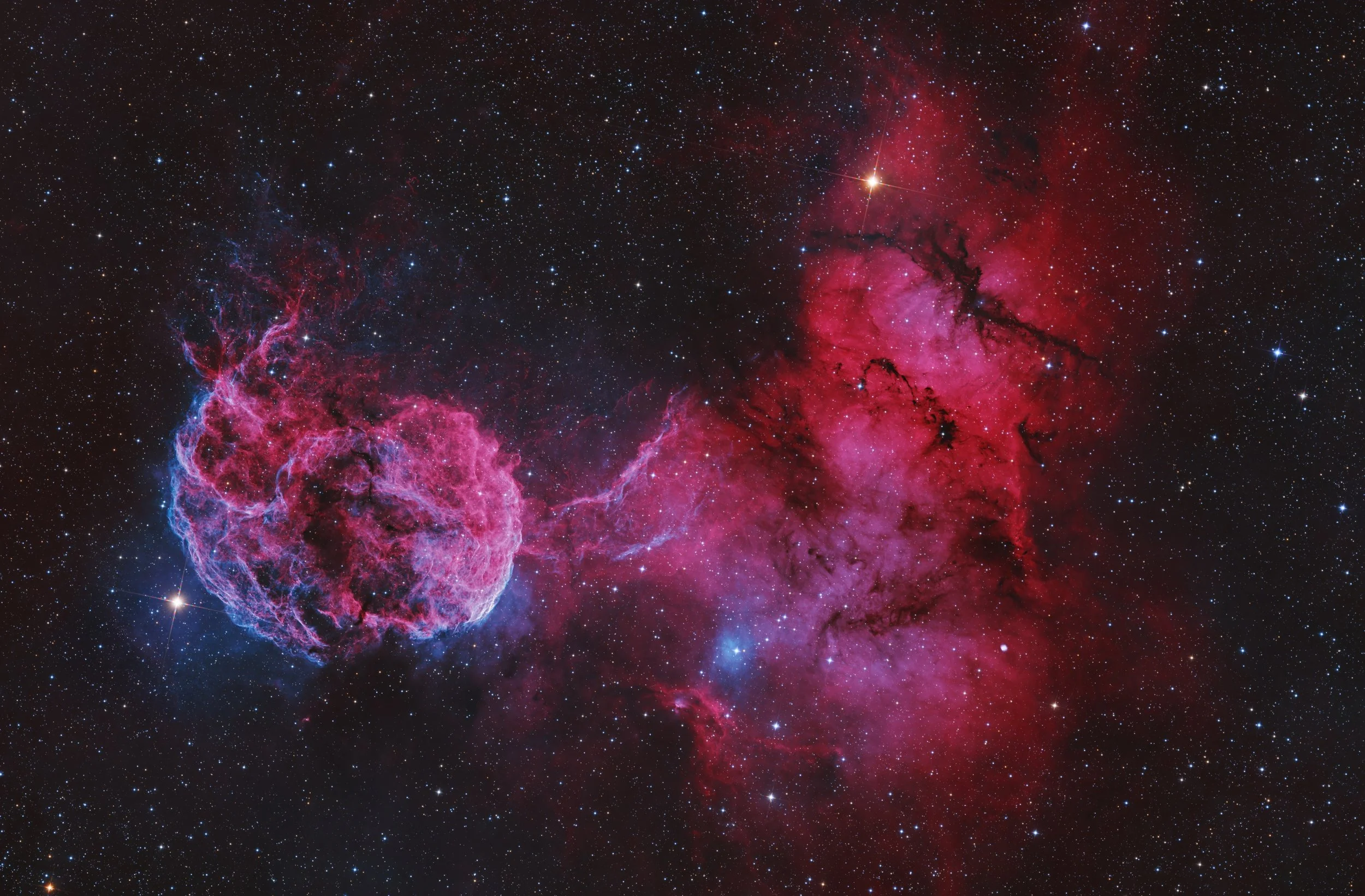 IC 443 and the Jellyfish Nebula