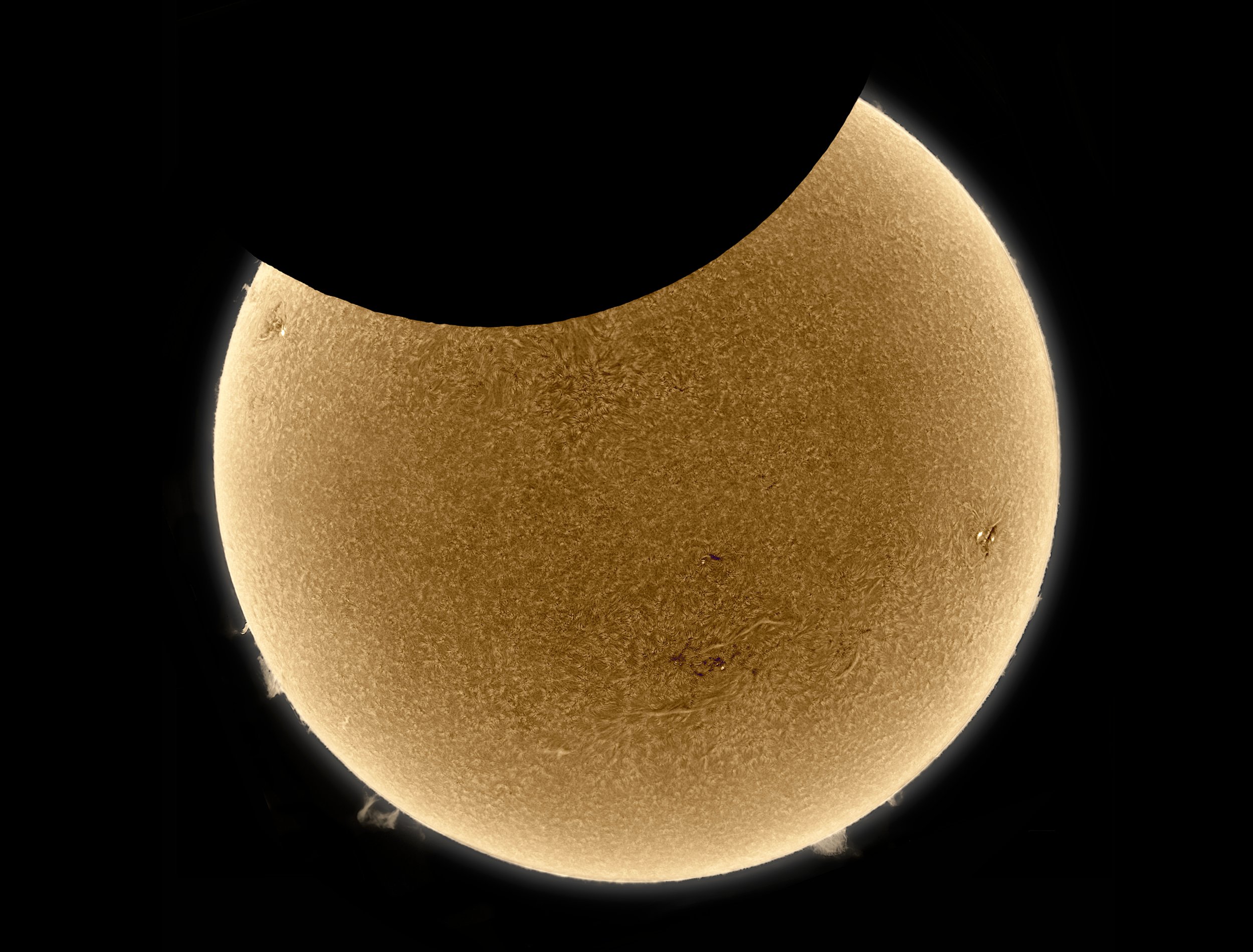 partial eclipse of the sun