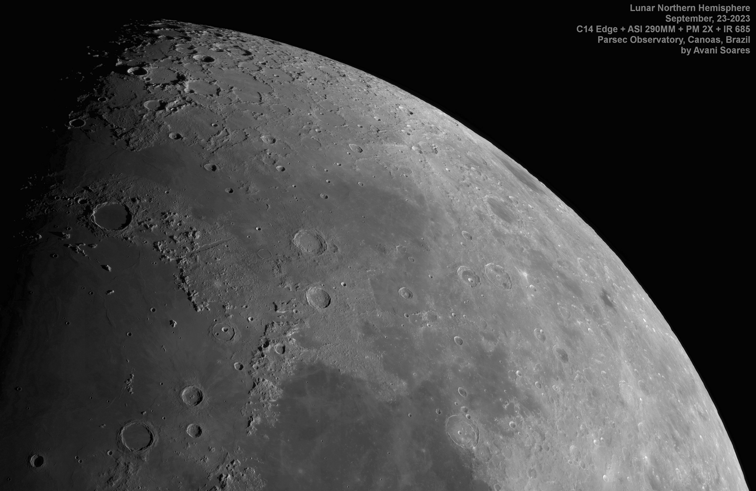 Lunar Northern Hemisphere