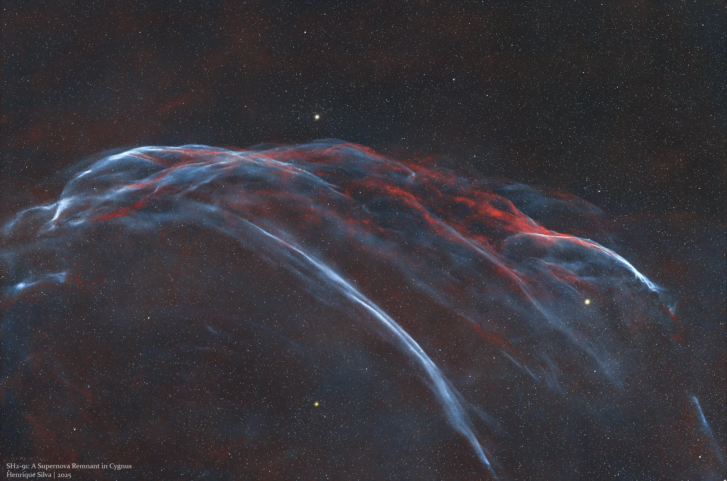 SH2-91: A Supernova Remnant in Cygnus — AAPOD2.COM