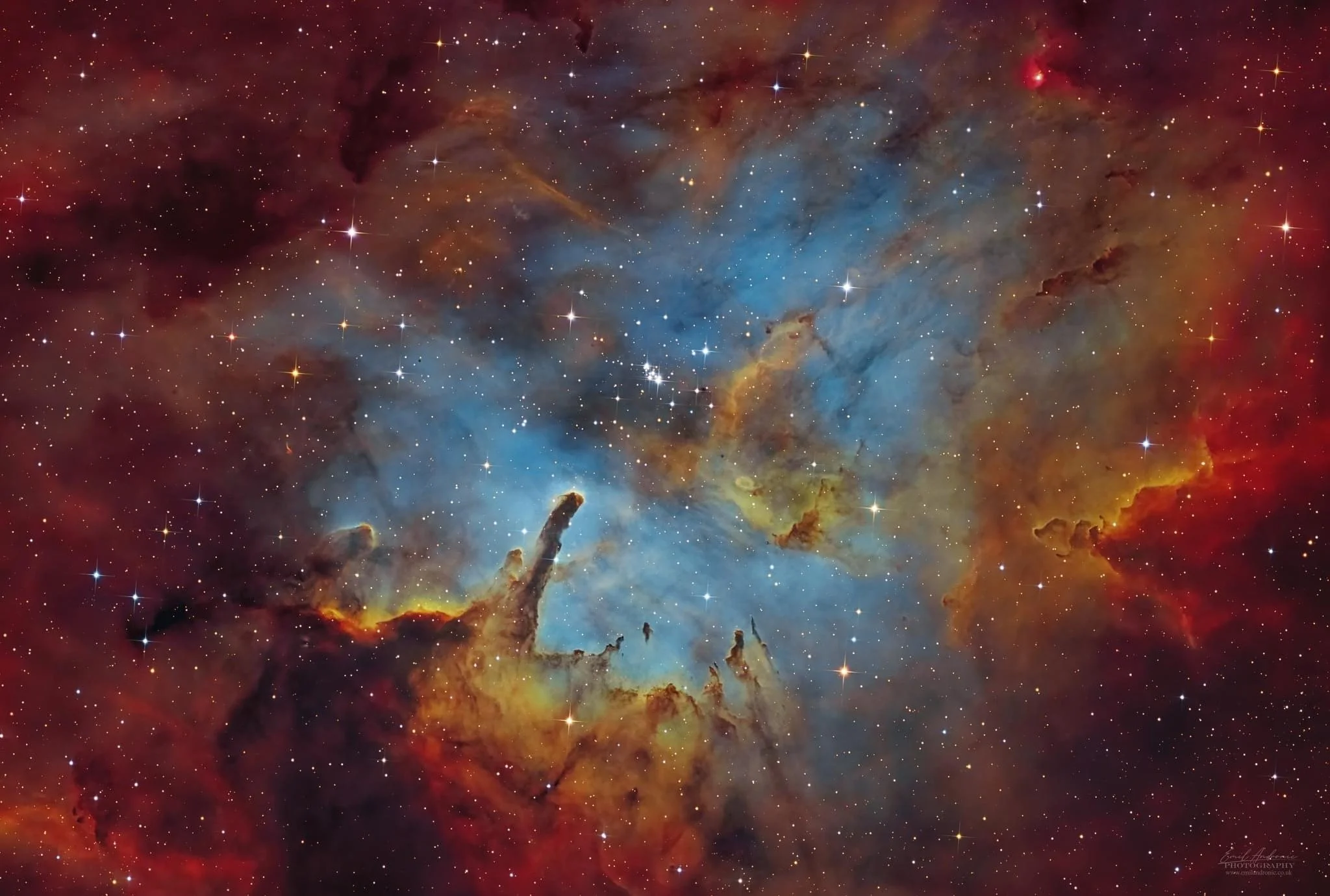 NGC 6820 and NGC6823 — AAPOD2.COM