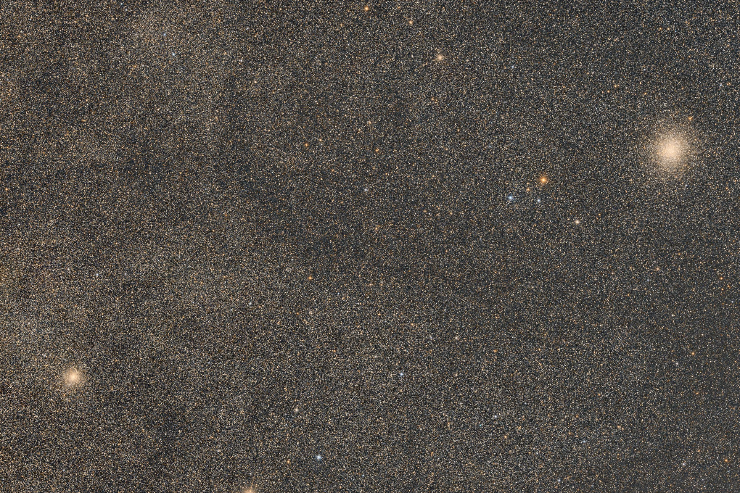 Clusters in a Sea of Stars – M22 + M28