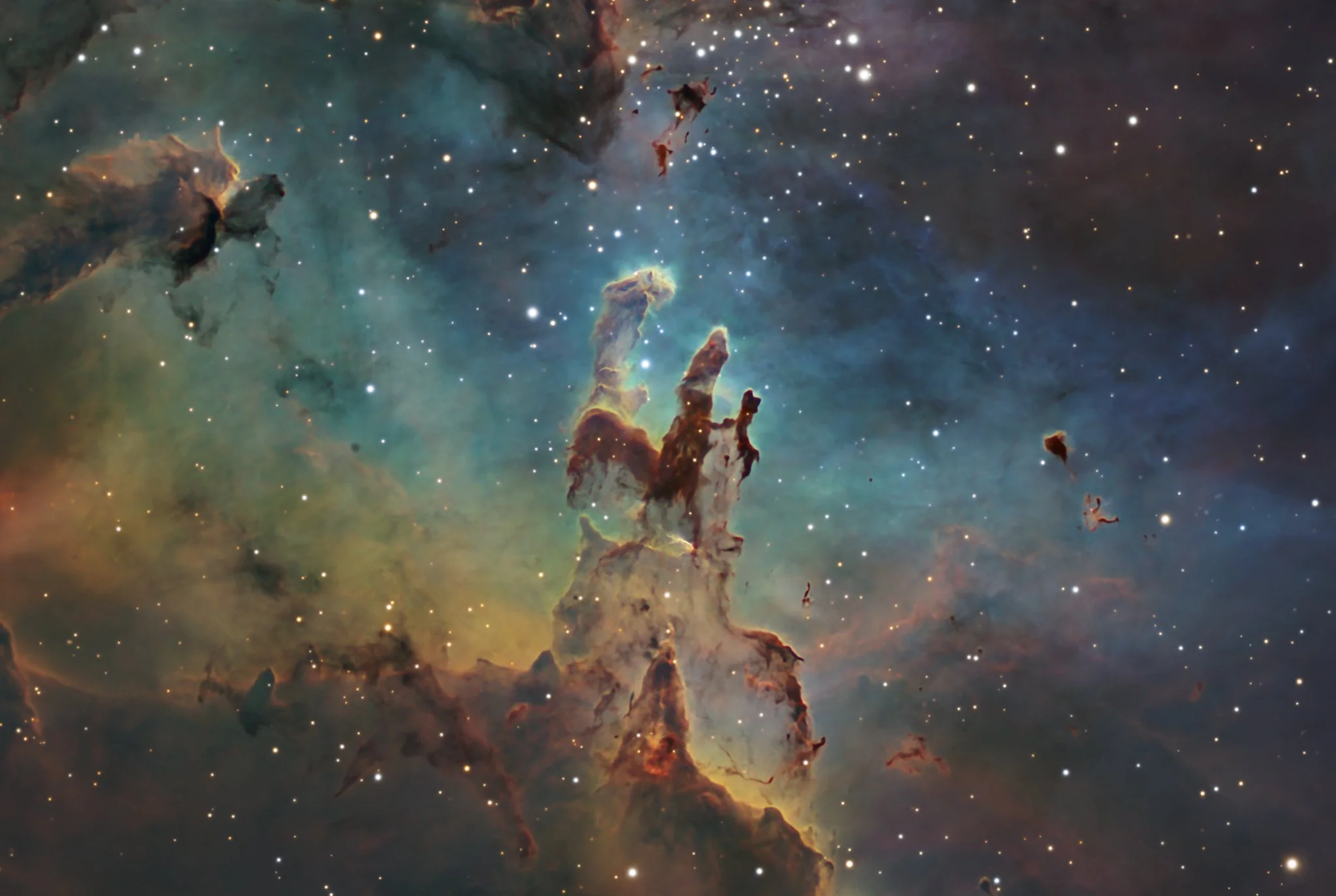 M16 Eagle Nebula and the Beautiful Pillars of Creation