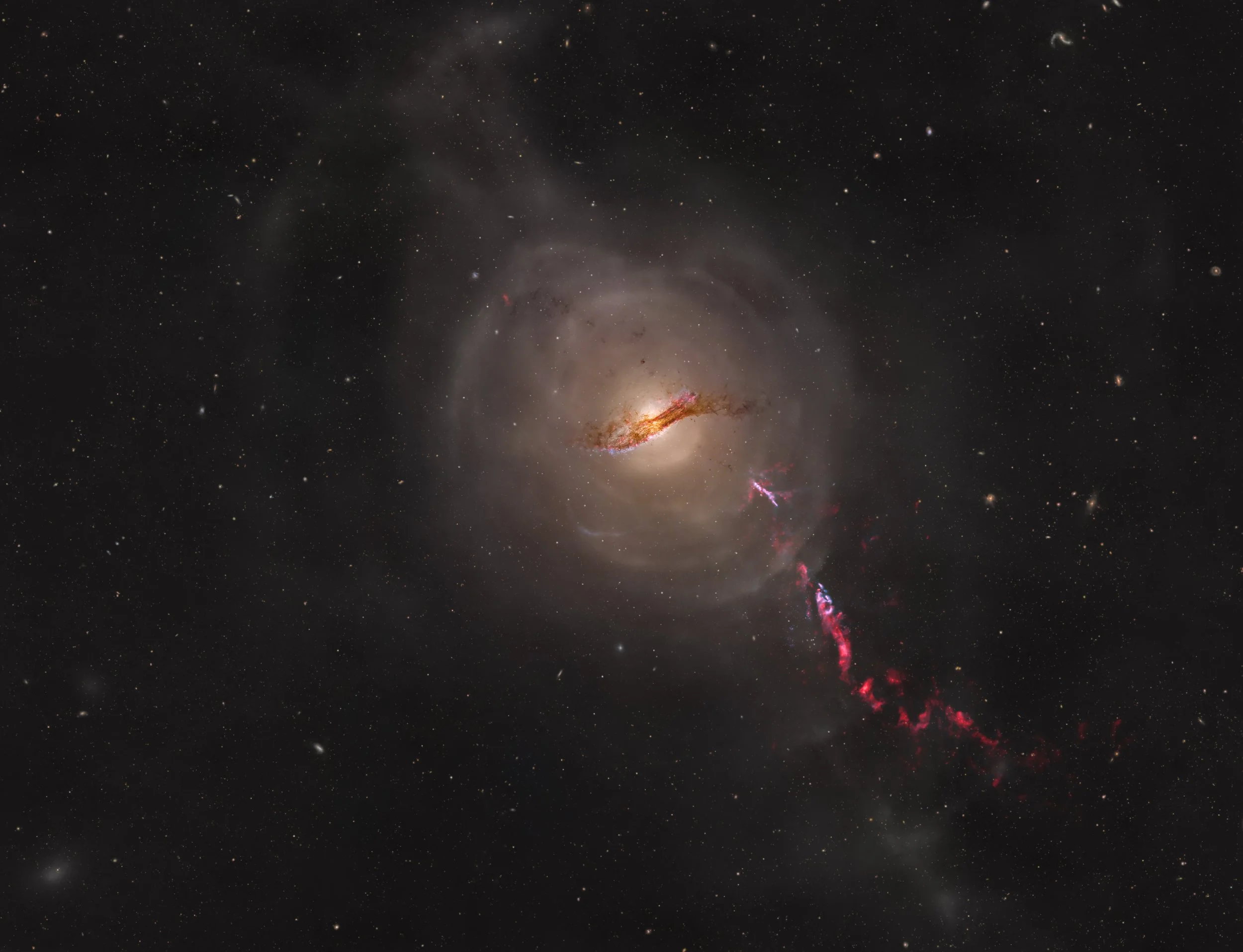 Centaurus A: Extreme Deep Field - 321 Hours