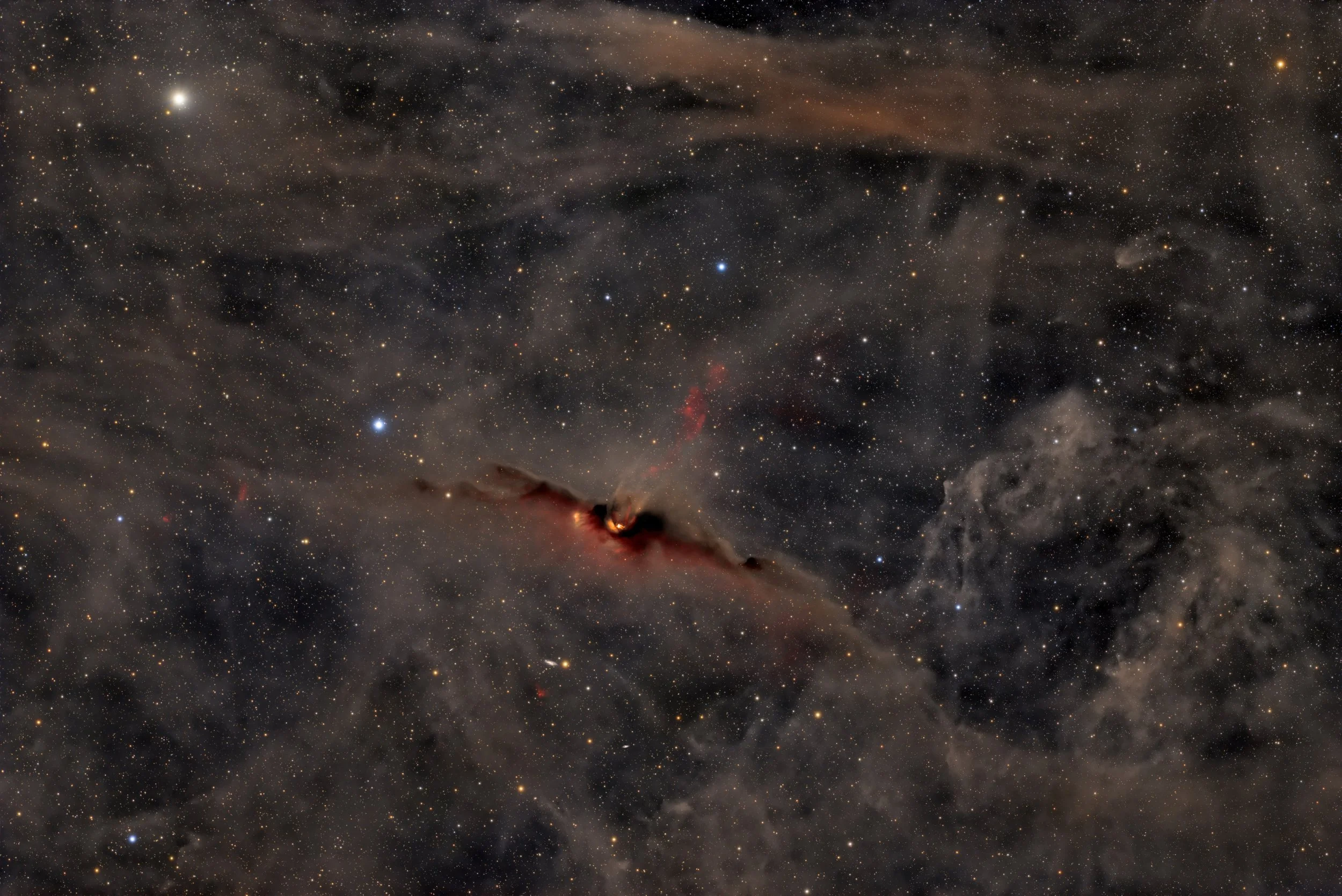 LDN 43 The cosmic bat nebula