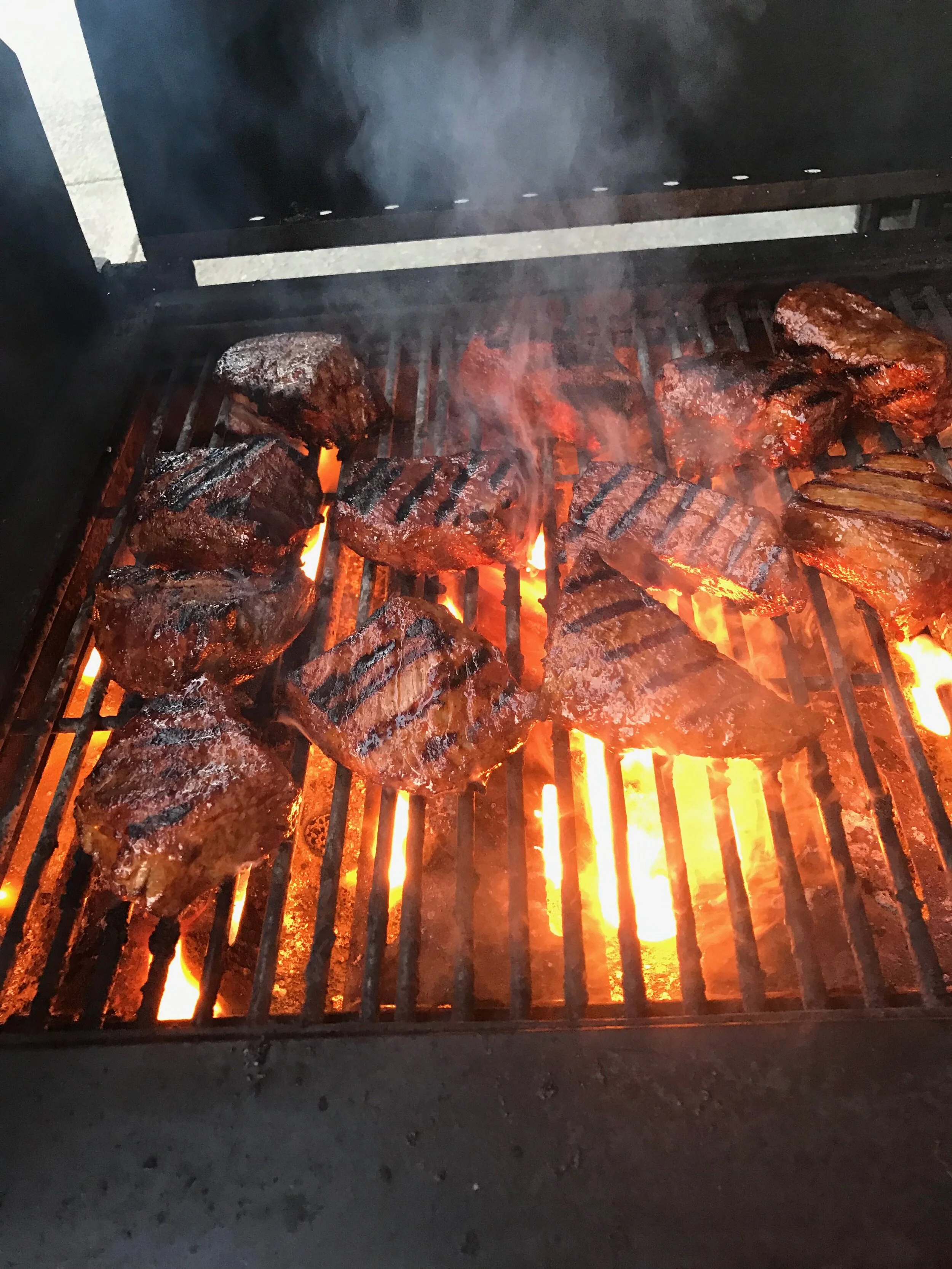 Northwestern Marinated Grilled Free-Range Tri-Tip w/ Spicy Parsley Sauce paired w/ South Stage 2013 Cab Franc