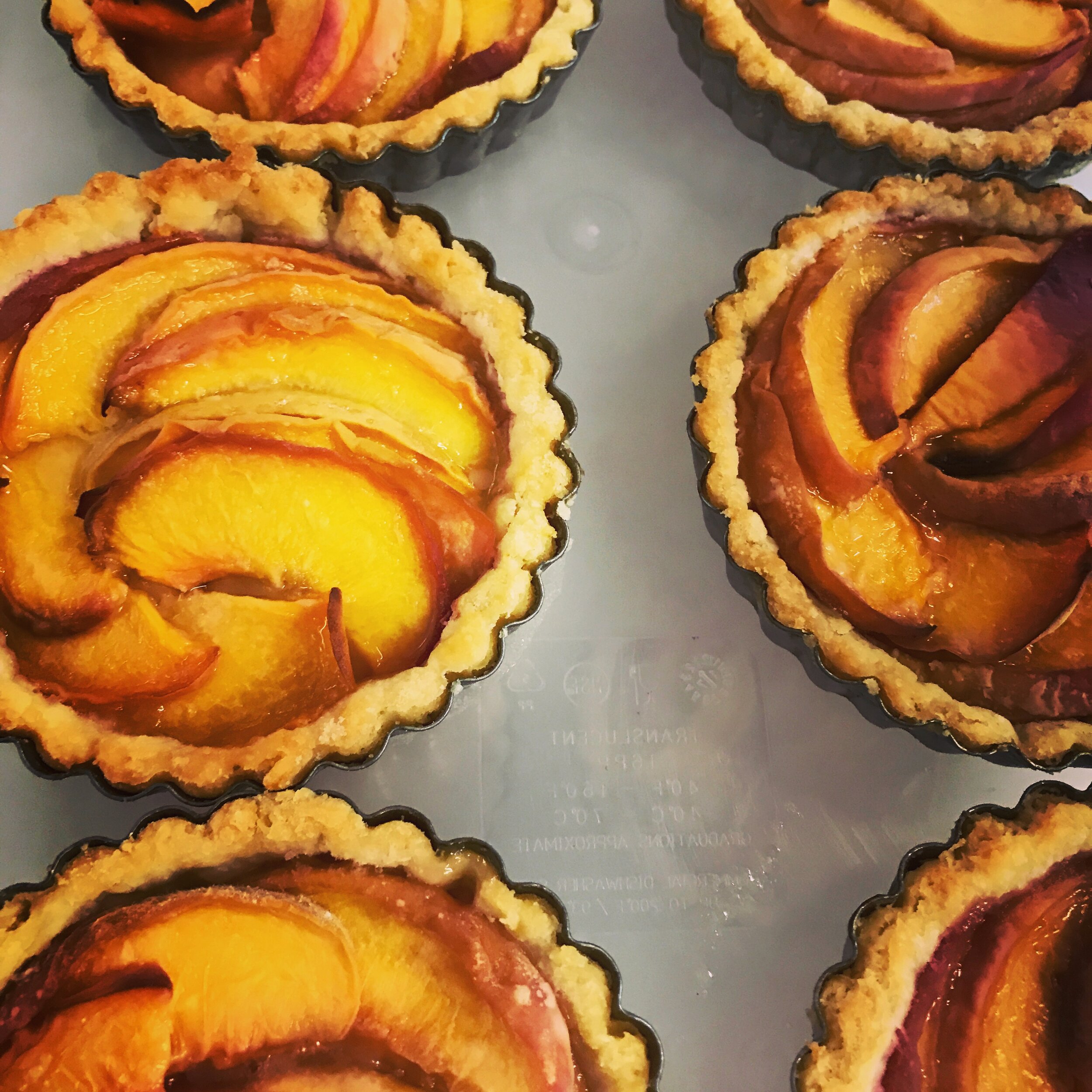 Peach Pie w/ Nutmeg Whipped Cream paired w/ Trium 2017 Rose