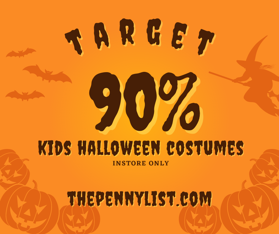 90 Off Kids Halloween Costumes at Target (In Store Only) —
