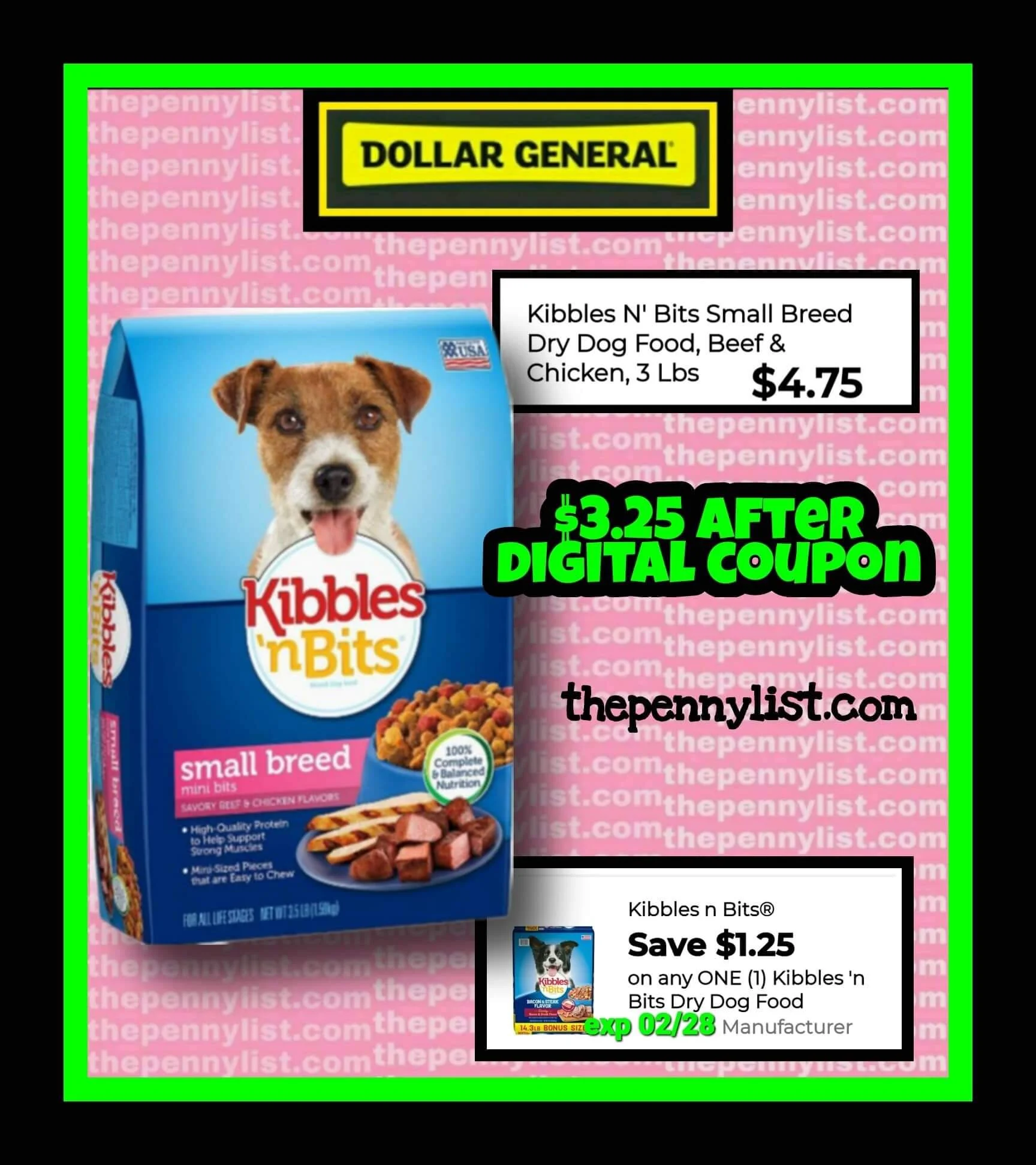 dollar general kibbles and bits