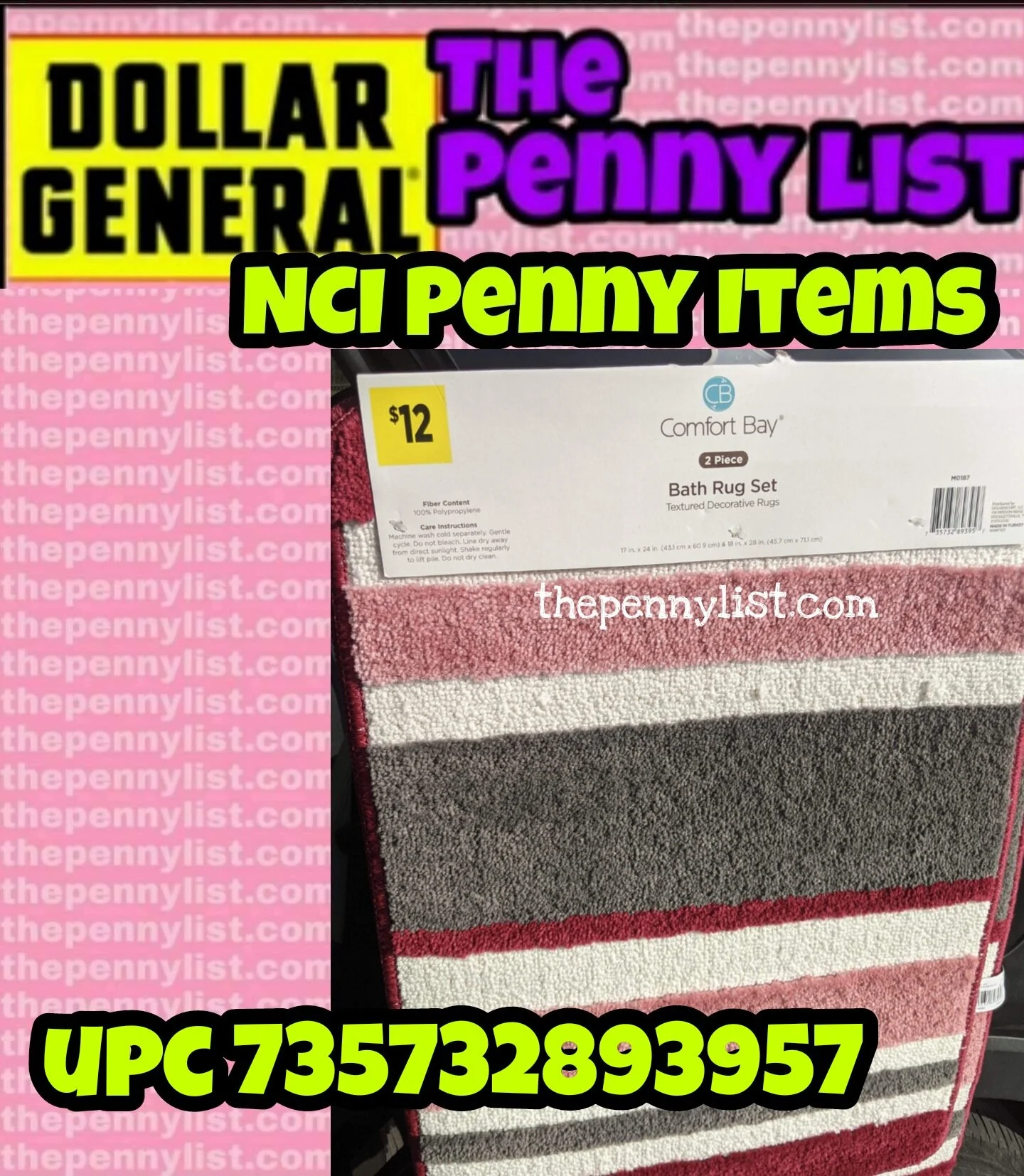 Curtains & Rugs Just 0.01 at Dollar General —