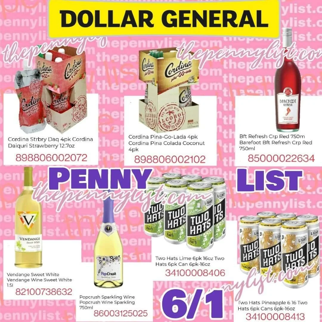 Penny Shopping List June 1, 2021 (Dollar General) —