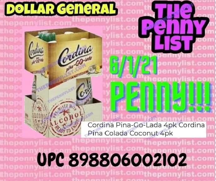 Penny Shopping List June 1, 2021 (Dollar General) —