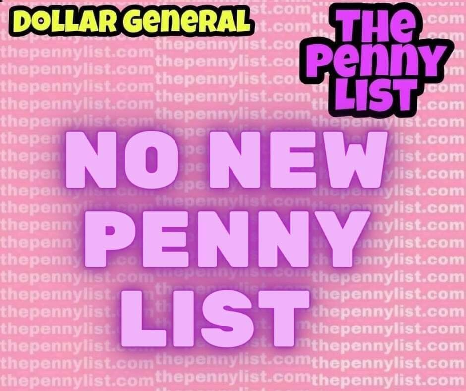 Dollar General Penny List 9/14/21 —