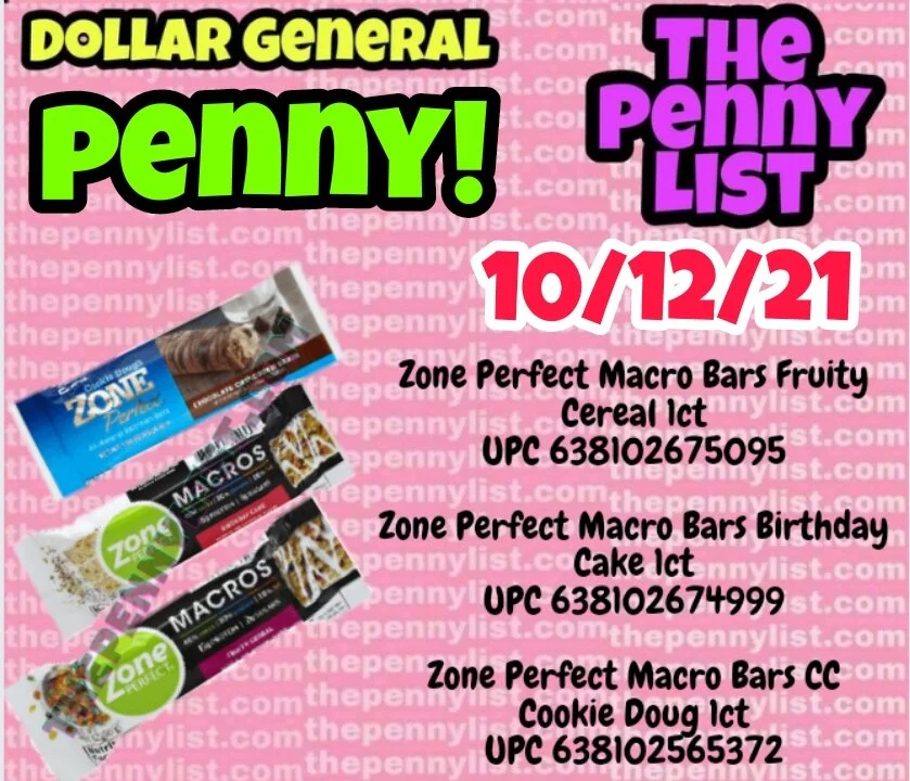 Dollar General Penny List Oct. 12. 2021 —