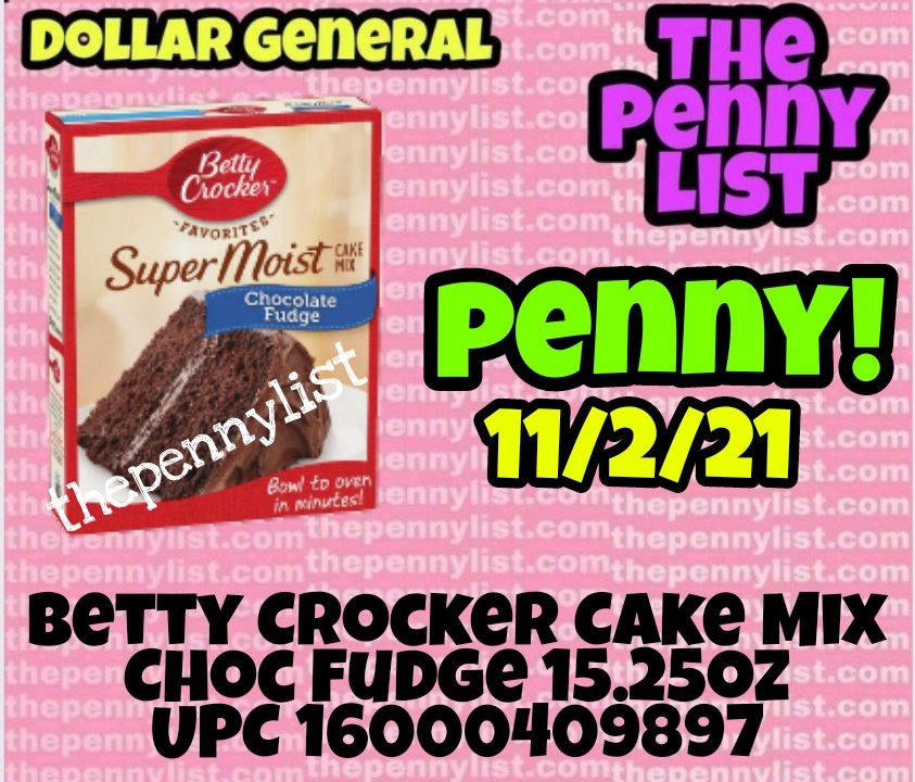 Dollar General Penny List for Tuesday 11/2/21 —