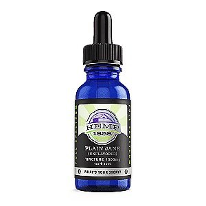 Hemp 1858 Plain Jane (Unflavored) CBD Tincture 1500 mg