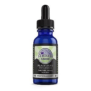 Hemp 1858 Plain Jane (Unflavored) CBD Tincture 1000 mg