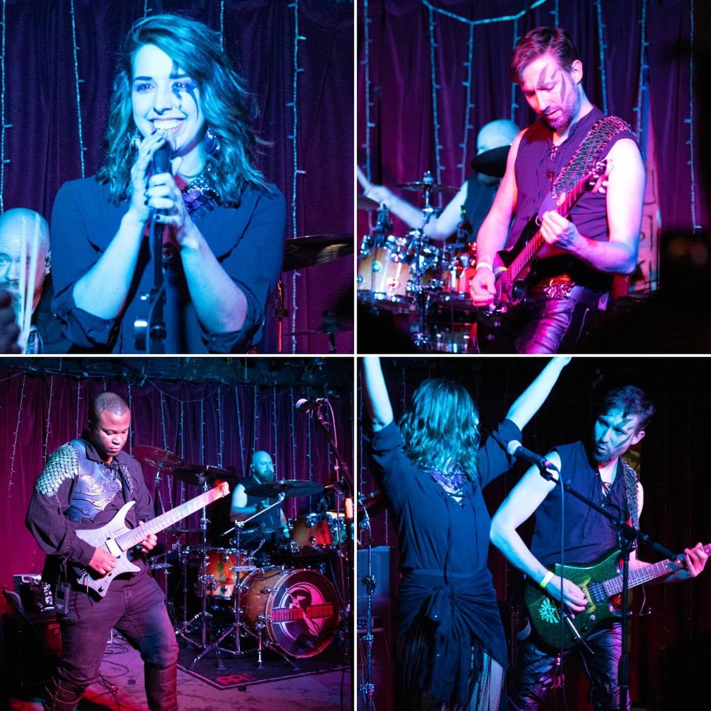 #tbt to our last set of live shows before the pandemic. It feels good to be practicing again and having new shows on the books! Look for us returning to the stage this fall!

Photos by @dankunc

#livemusic #liveband #livemetal #metal #powermetal #ner
