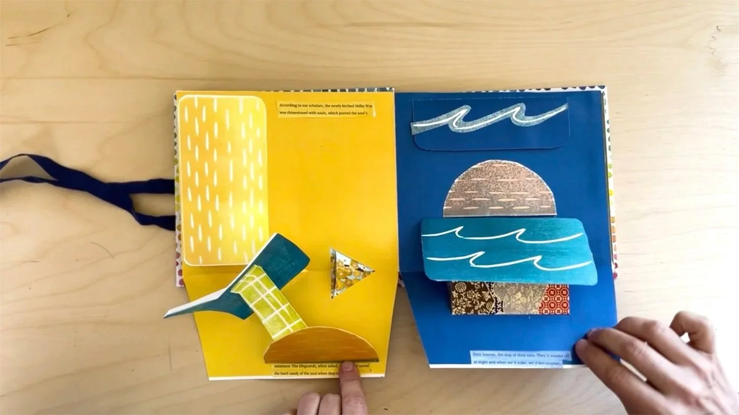 Pop Up Book with Poem 37 by Sue Goyette