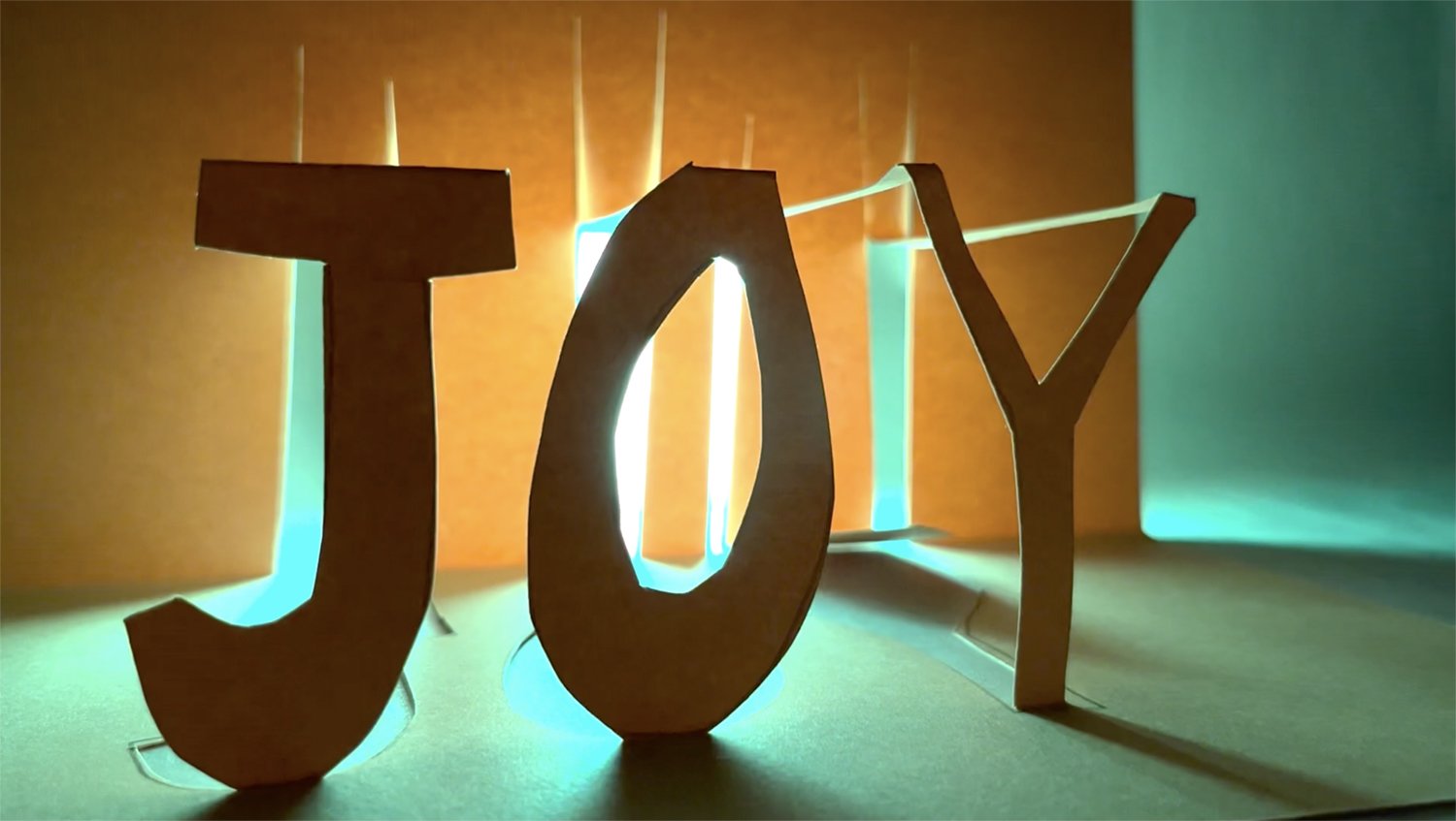 Joy, lighting test