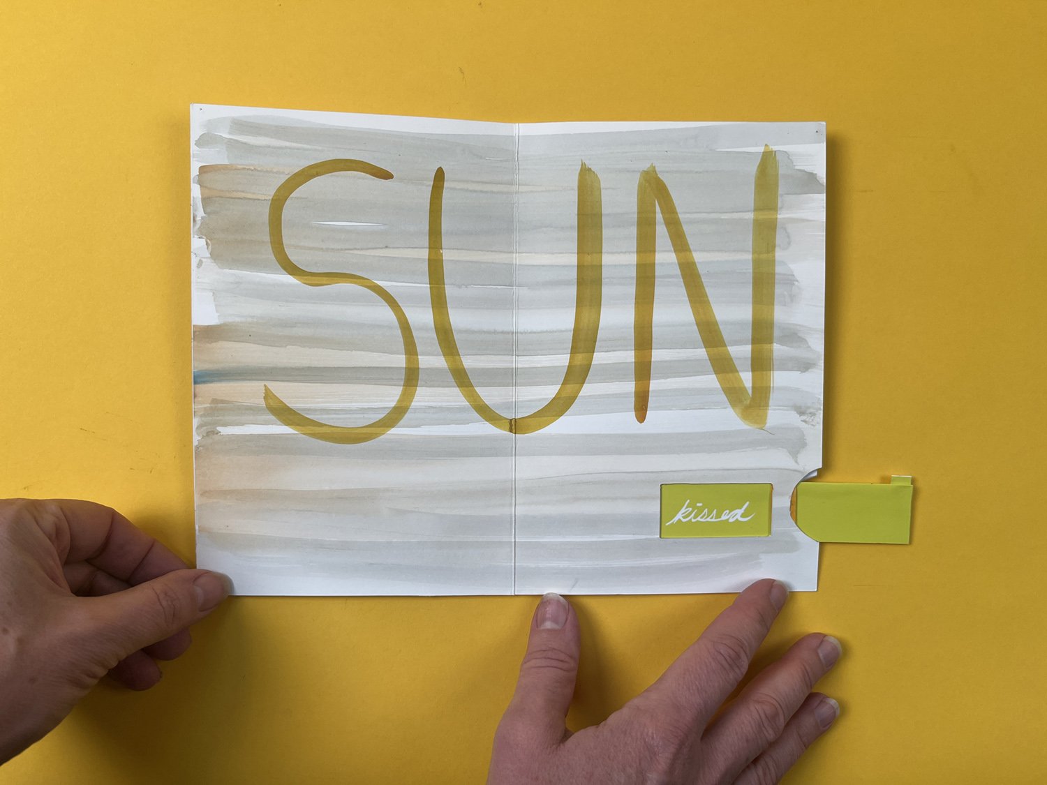 Penland Morning, a pull-tab pop-up