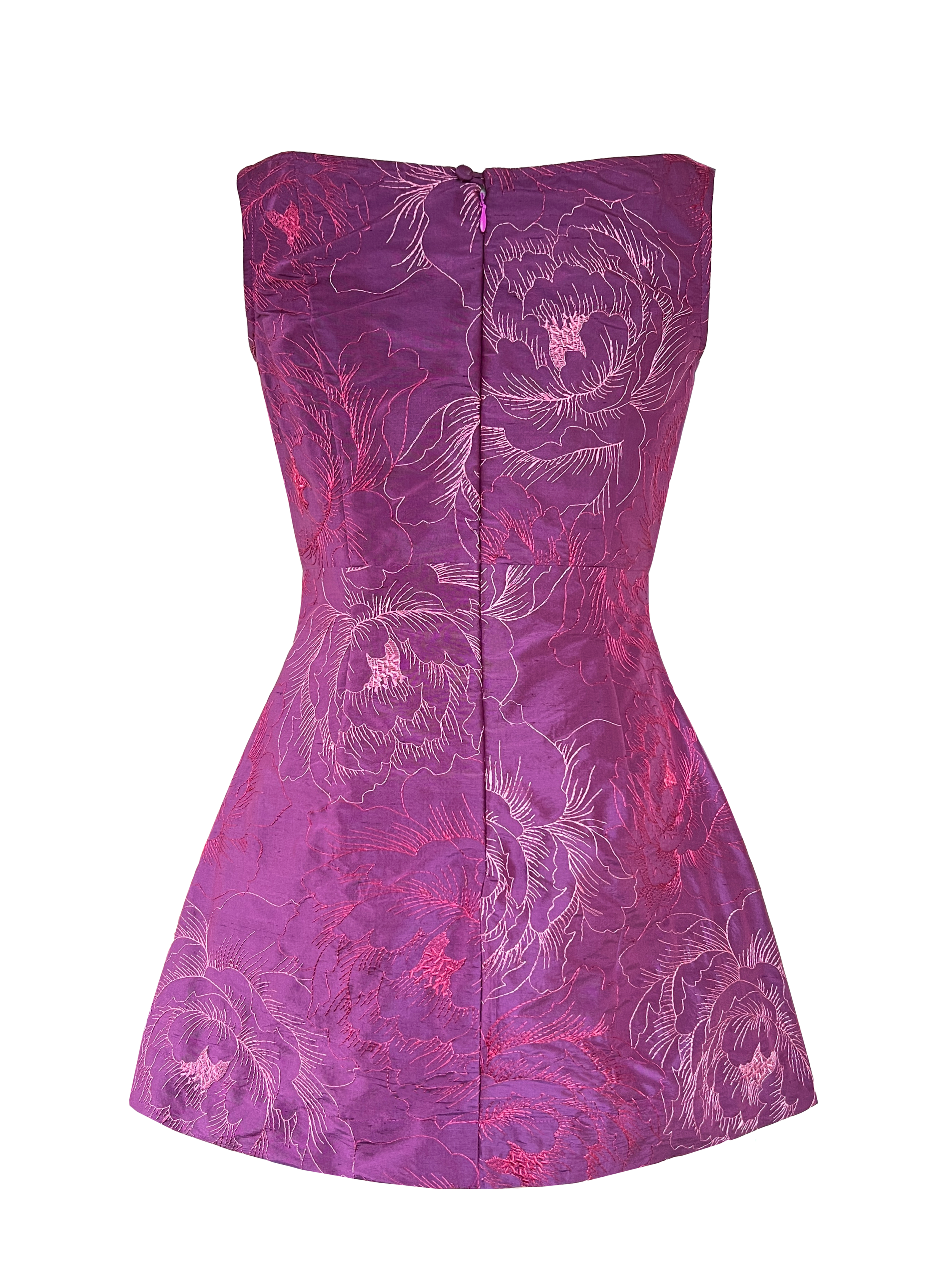 NAOMI DRESS - PURPLE FLORAL SILK - BACK.png