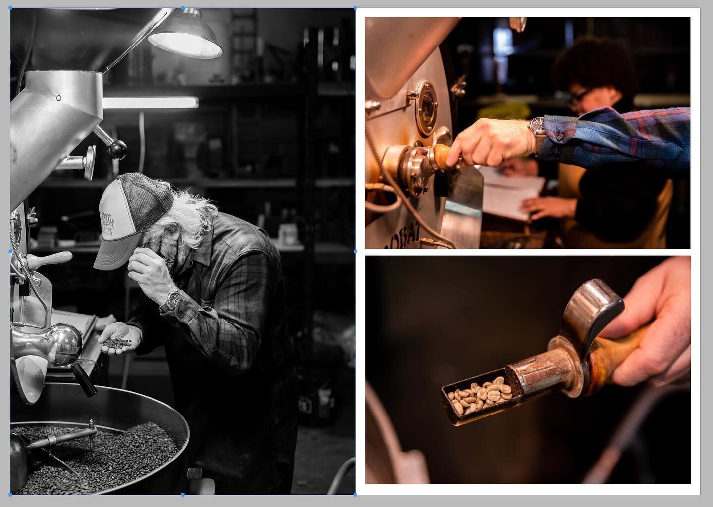 More beautiful photos from Anthony Scott at @enginethusiast 
Martyn and I have been really lucky to have each other to learn and growth with. He has taught me so much about roasting and our roasts are truly a collaboration. -Keia
#portlandcoffee #cof