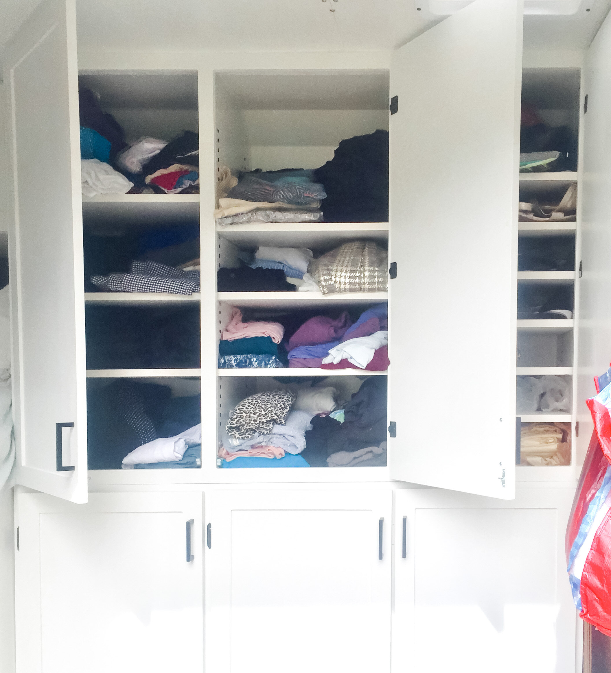 Interior closet space