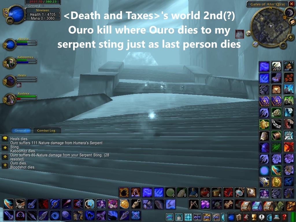 DnT - World 2nd Ouro Seprnt Sting Kill