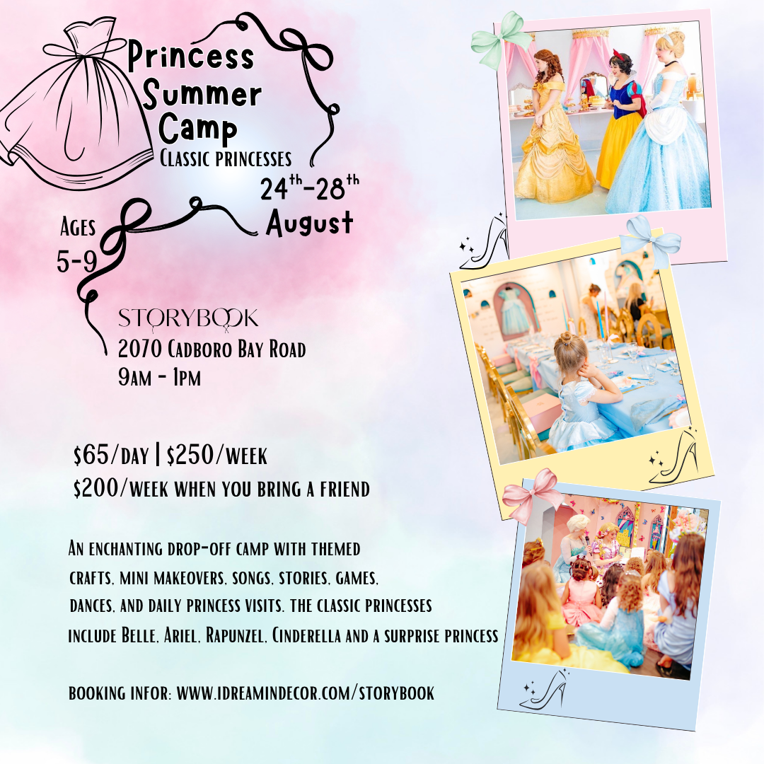 Princess Summer Camp 2026 (Classic Princesses: Ariel, Rapunzel etc)
