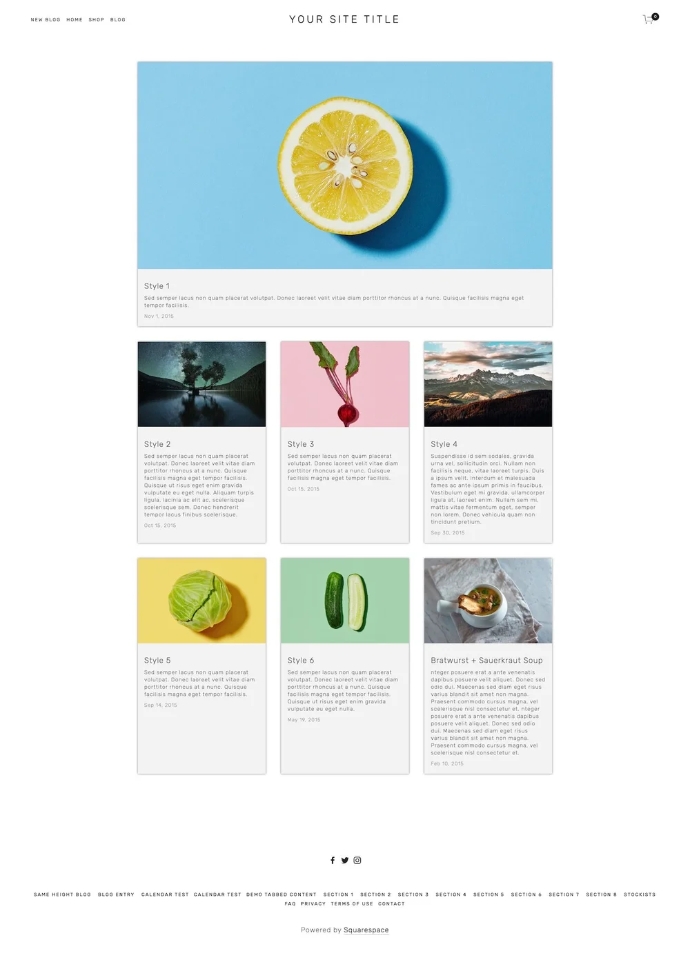 Same Height Summary Items in Squarespace Plus Make First Blog Item Full  Width | Will-Myers | Get Better At Squarespace