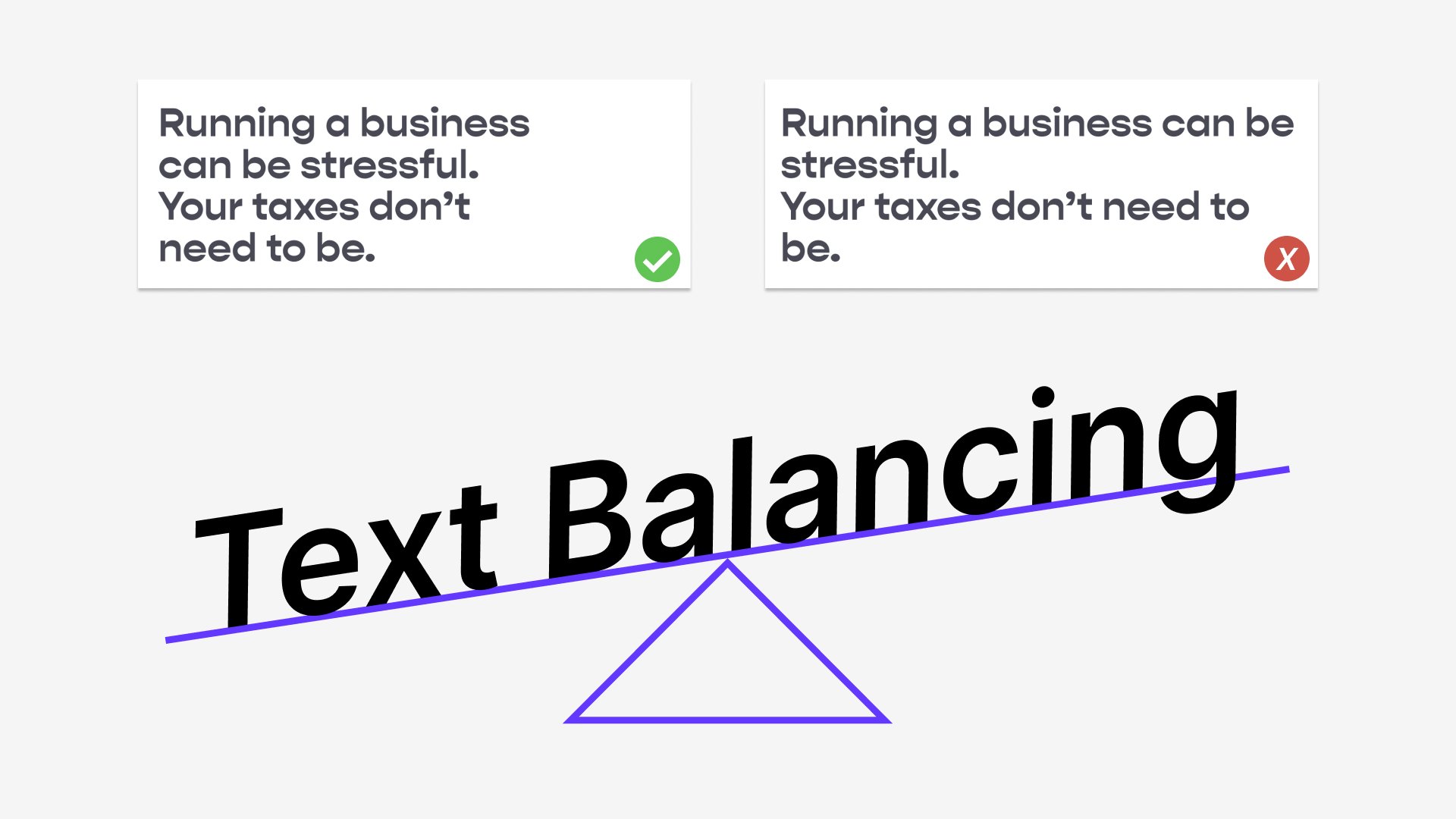 3 Tricks for Text Balancing