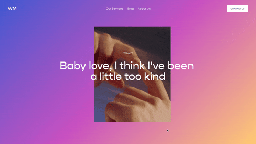 Fixed Gradient Backgrounds